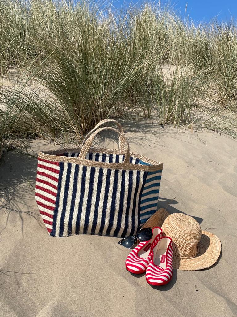 Navy Beni Bag Large