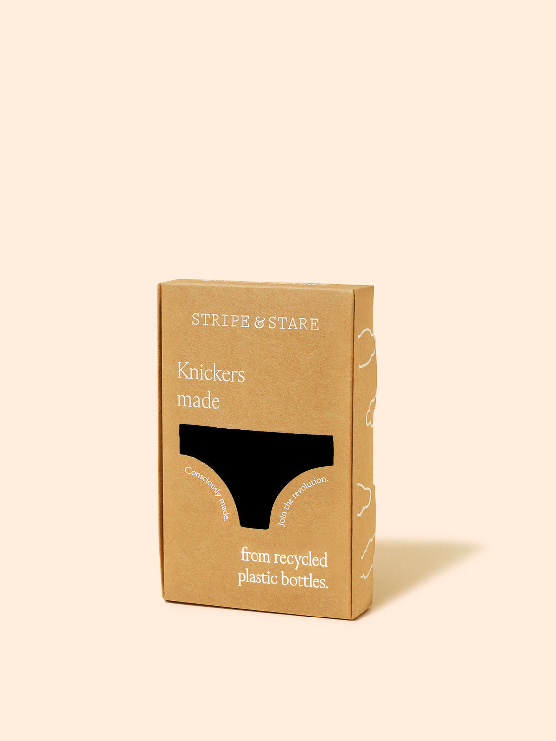 Eco Lace Original Knicker - Black