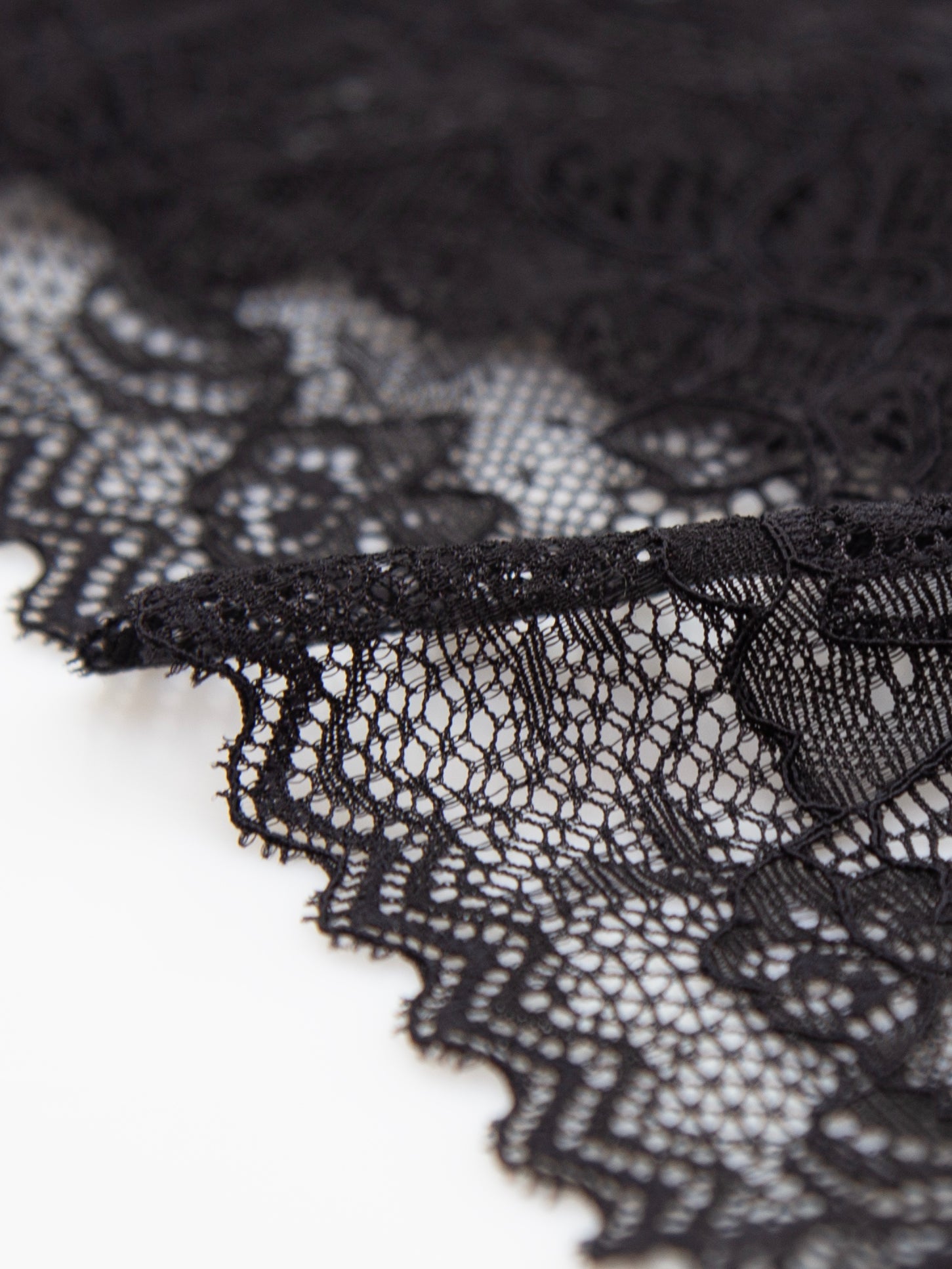 Eco Lace Brazilian Knicker - Black