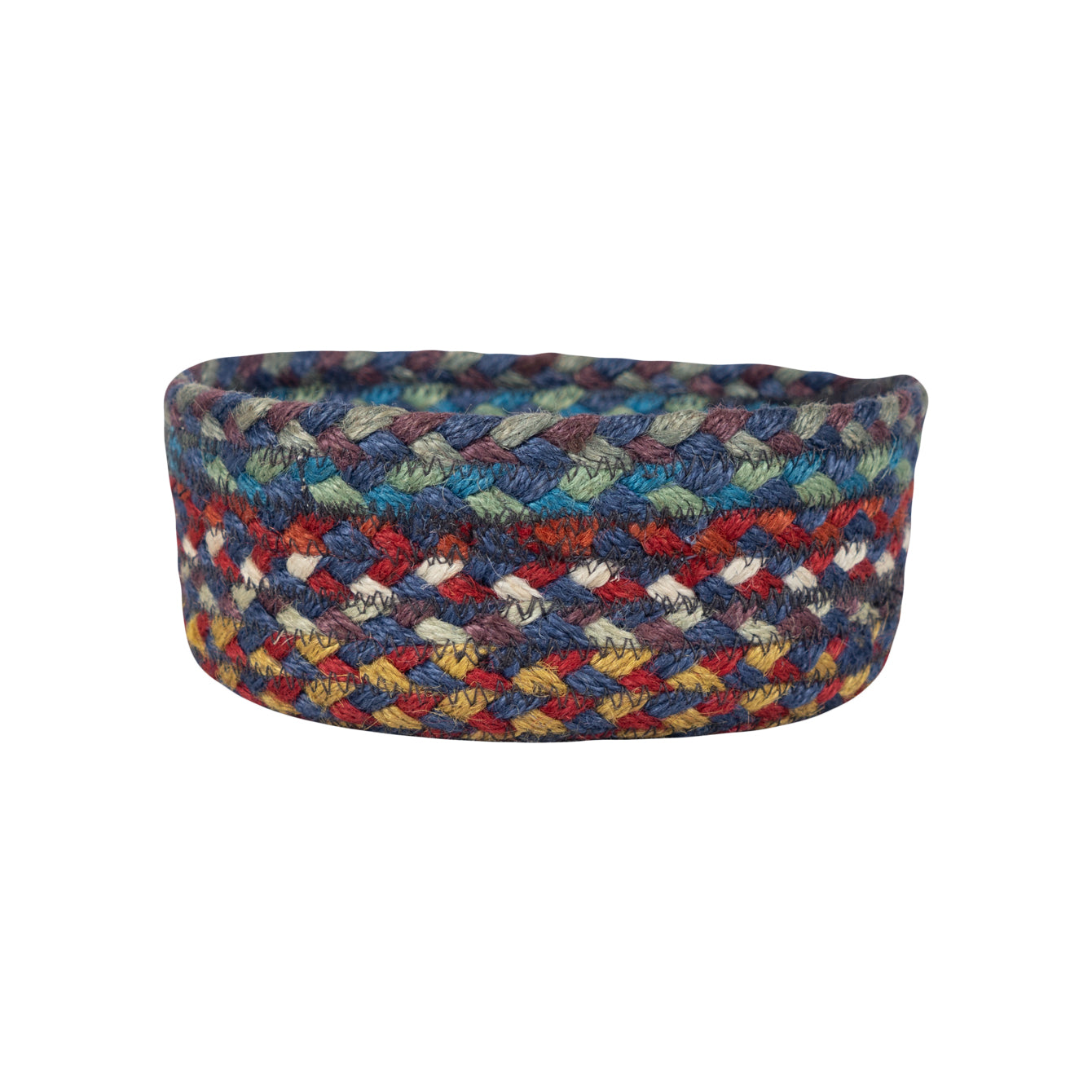 Carnival Blue Jute Mini Basket