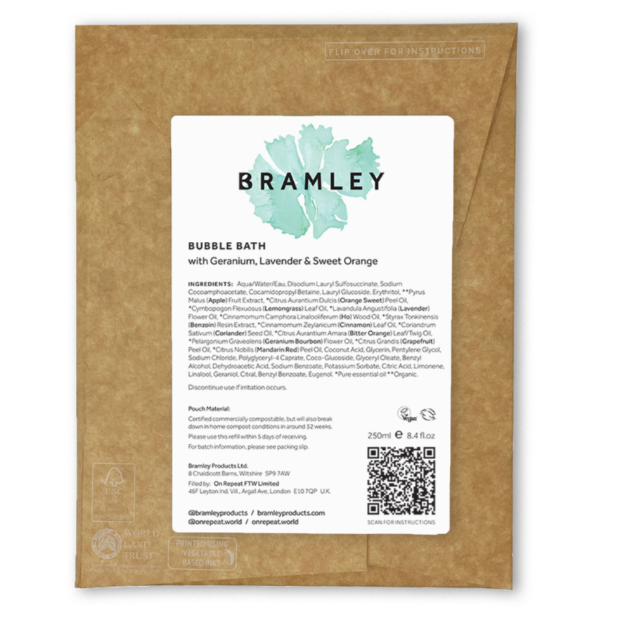 Bubble Bath Compostable Refill Pouch