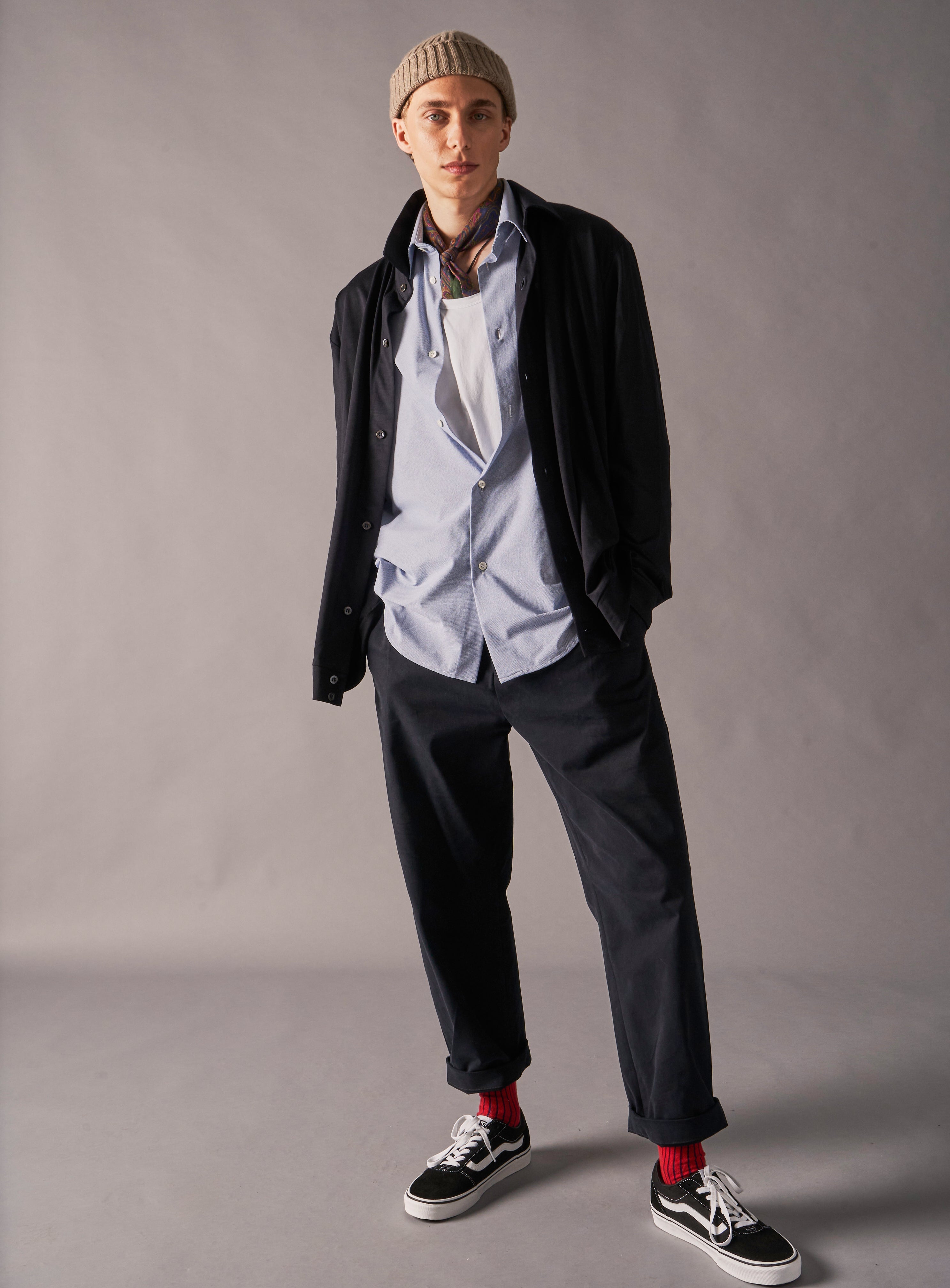 Comfort Sky Twill Louche Oversized Shirt