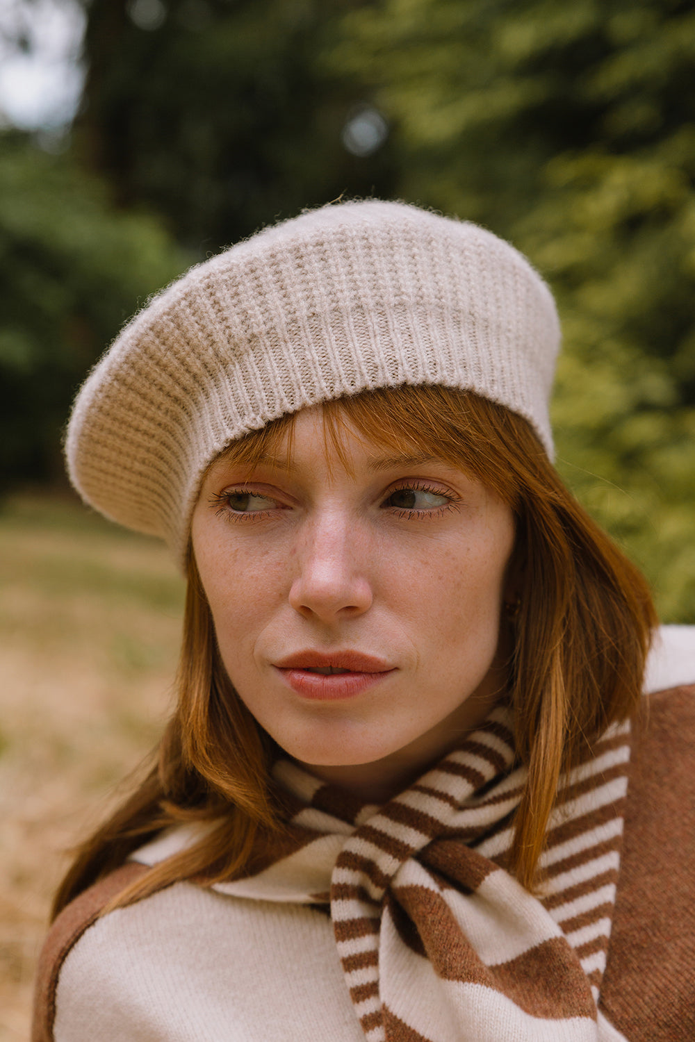 Bidbury Beret - Cream