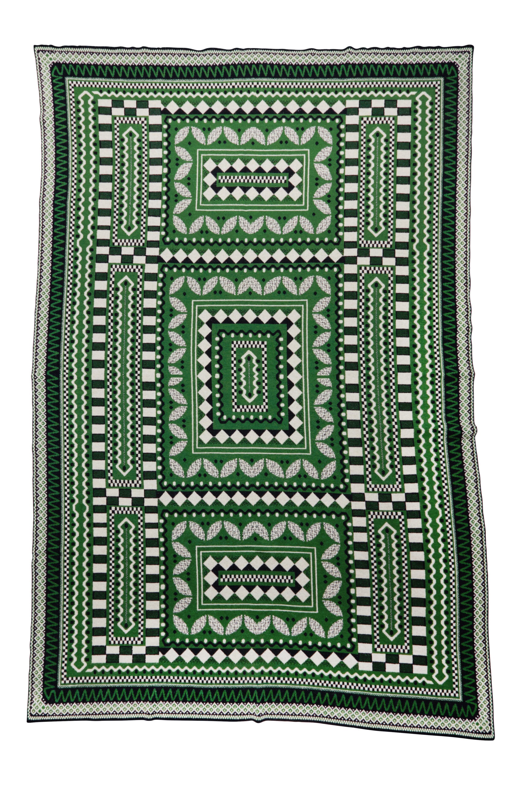 Blockley Blanket - Fern