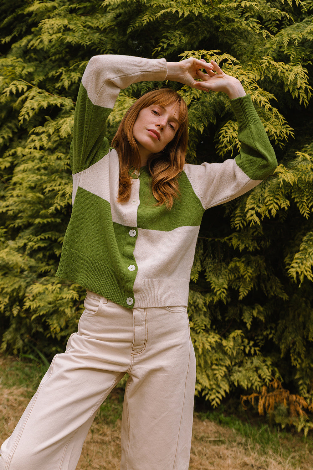 Check Cardigan