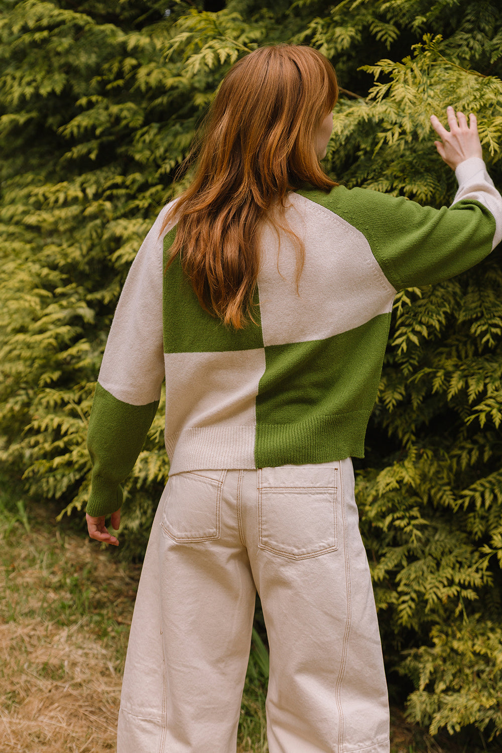 Check Cardigan