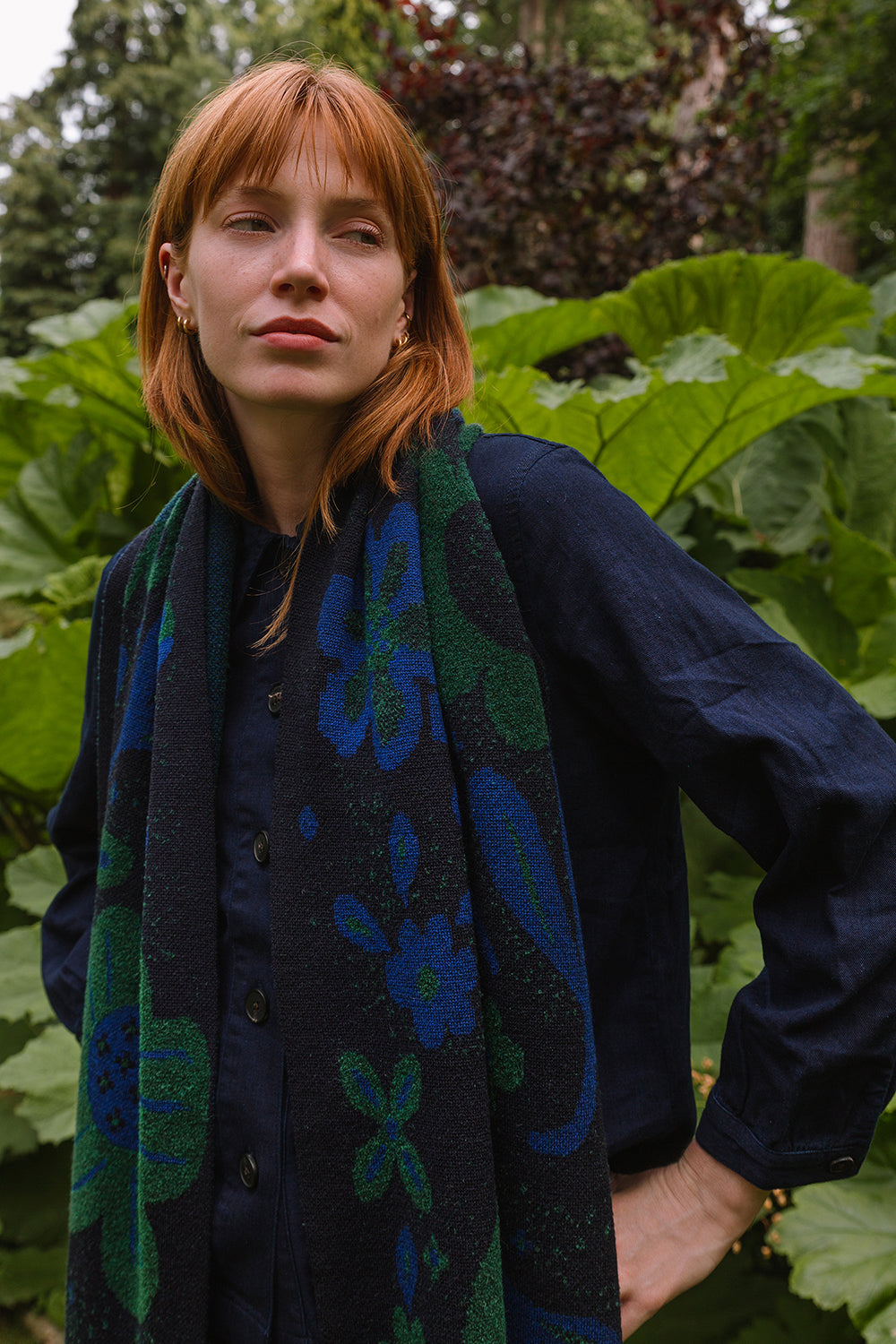 Hidcote Scarf - Midnight