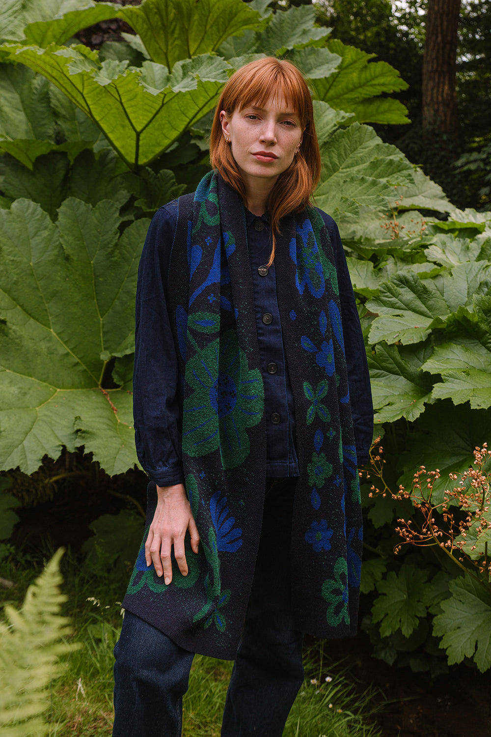Hidcote Scarf - Midnight