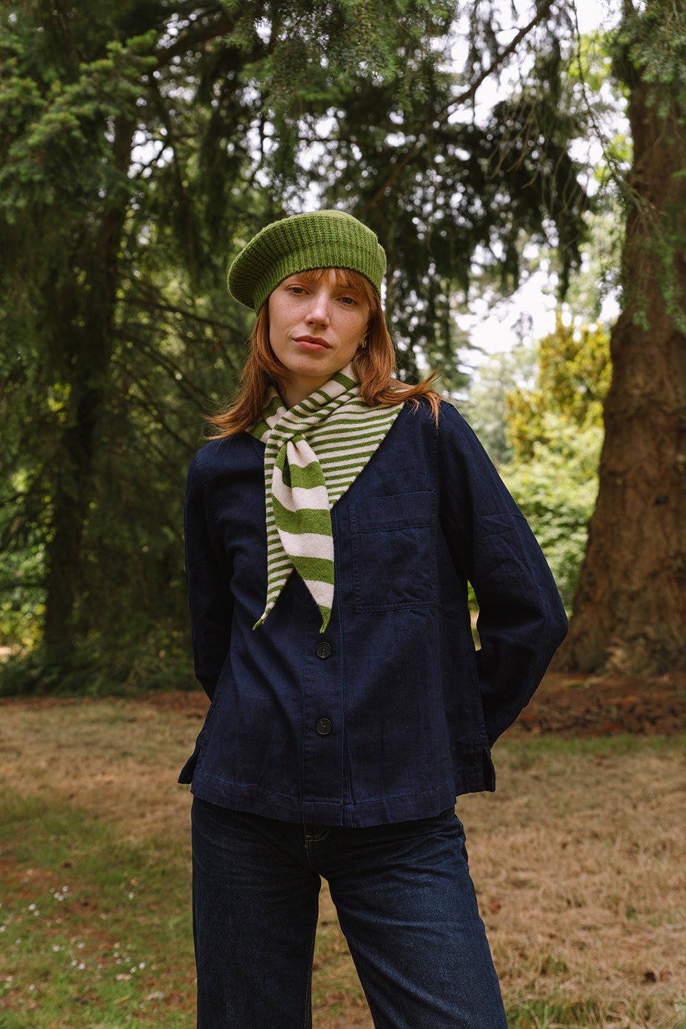 Notgrove Neckerchief - Snowdrop