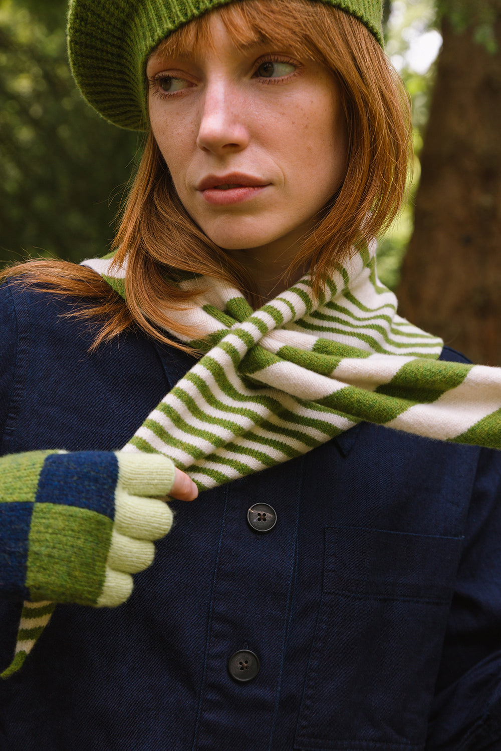 Notgrove Neckerchief - Snowdrop