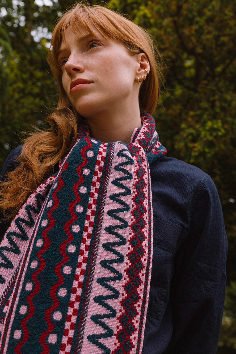Blockley Scarf - Berry