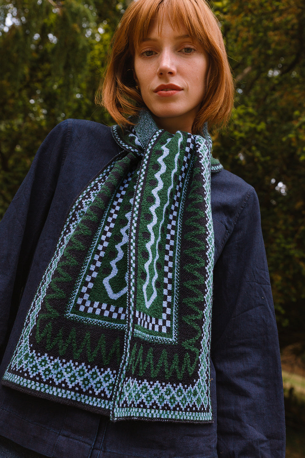 Blockley Scarf - Midnight