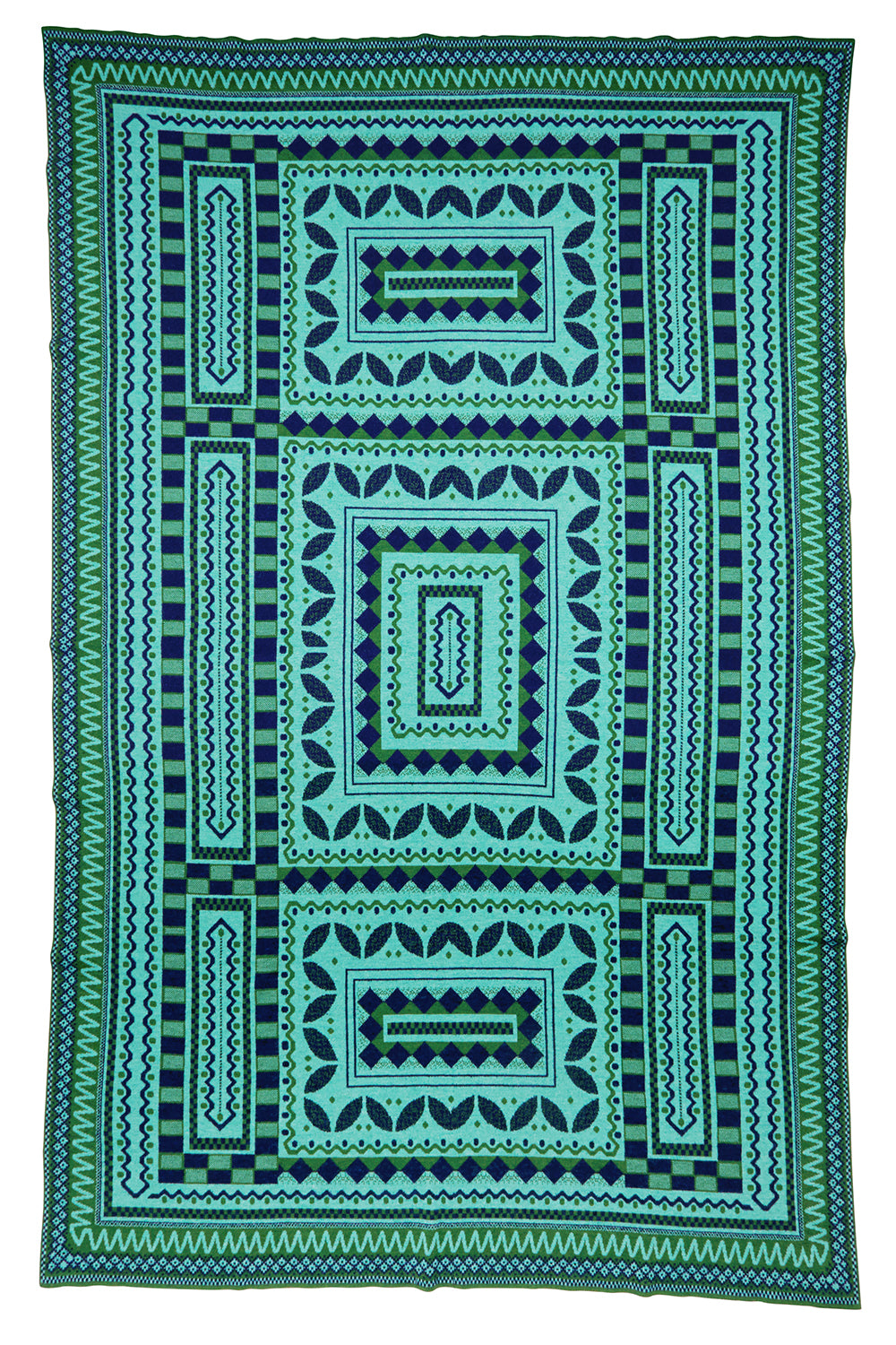 Blockley Blanket - Mint