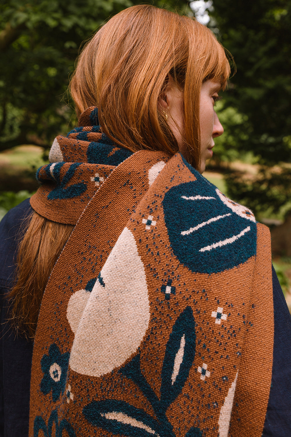 Hidcote Scarf - Tobacco