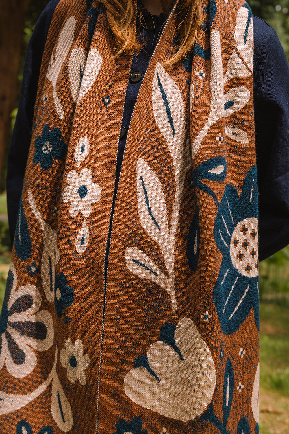 Hidcote Scarf - Tobacco