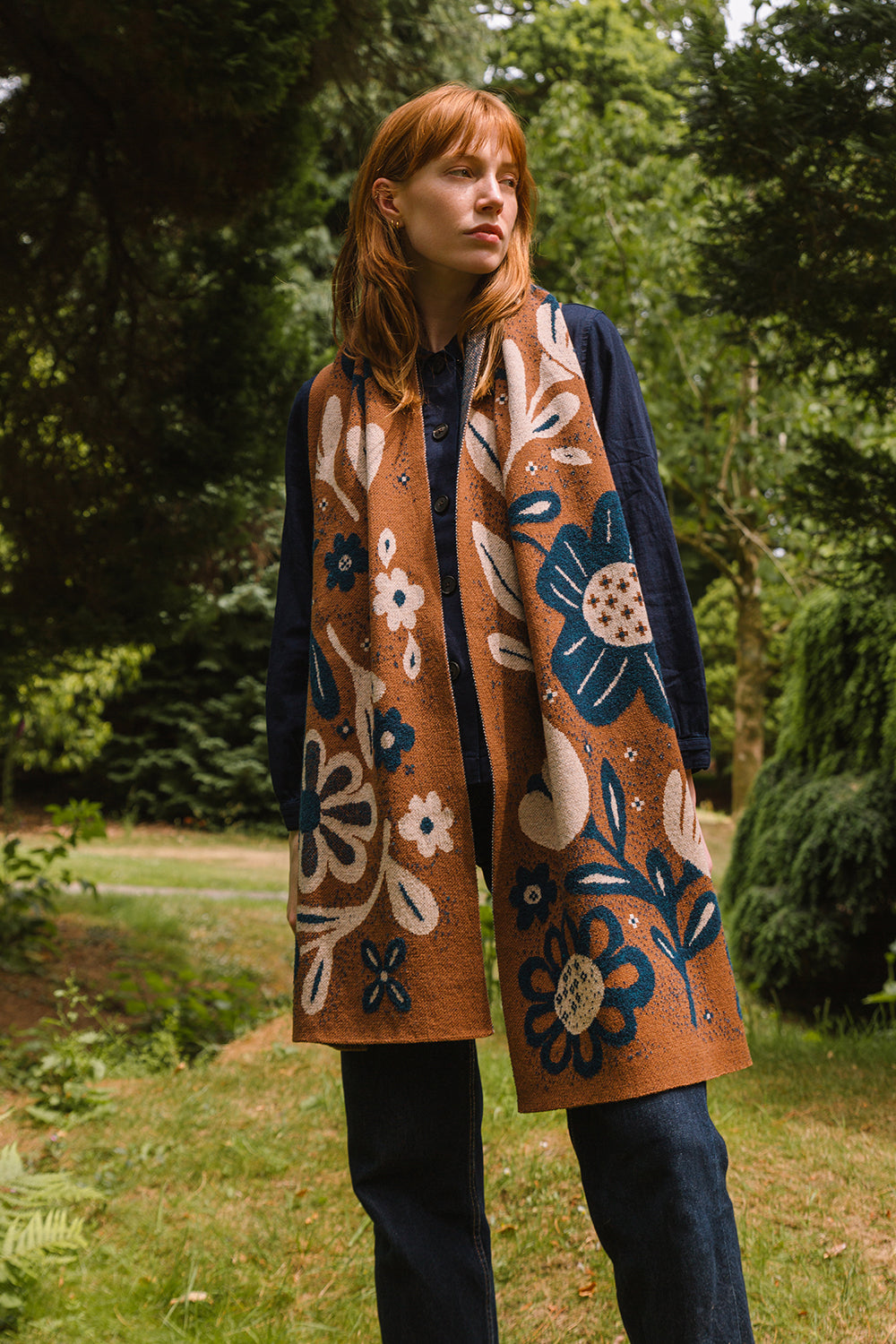 Hidcote Scarf - Tobacco