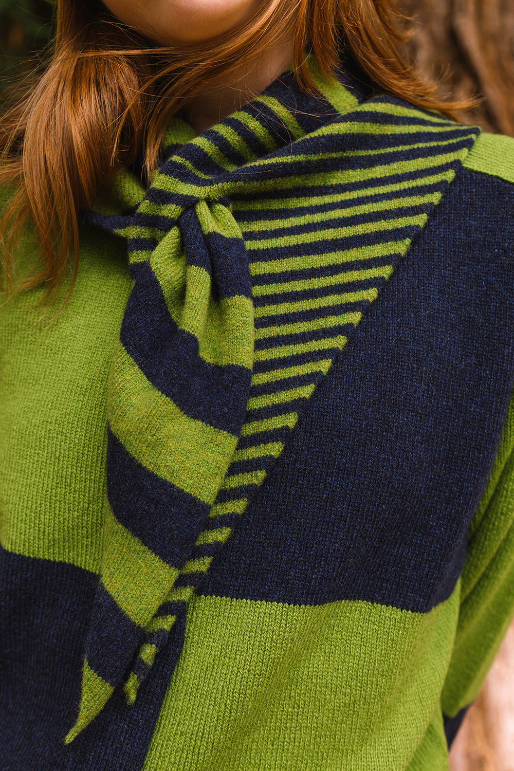 Notgrove Neckerchief - Moss