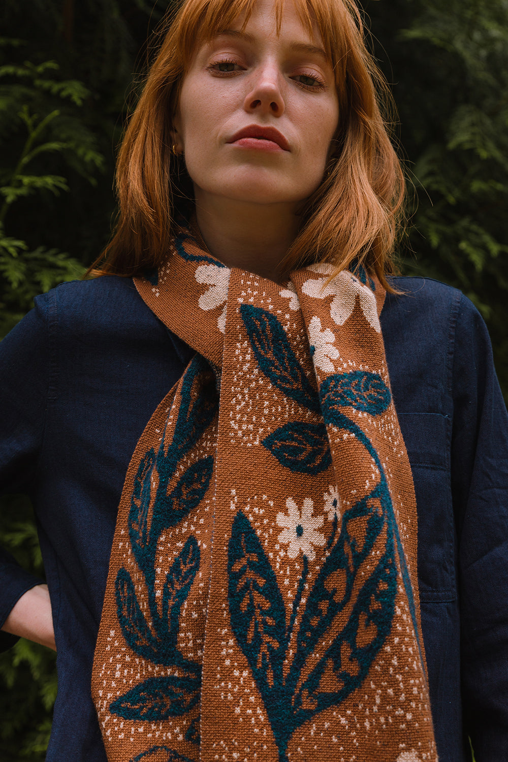 Painswick Scarf  - Tobacco