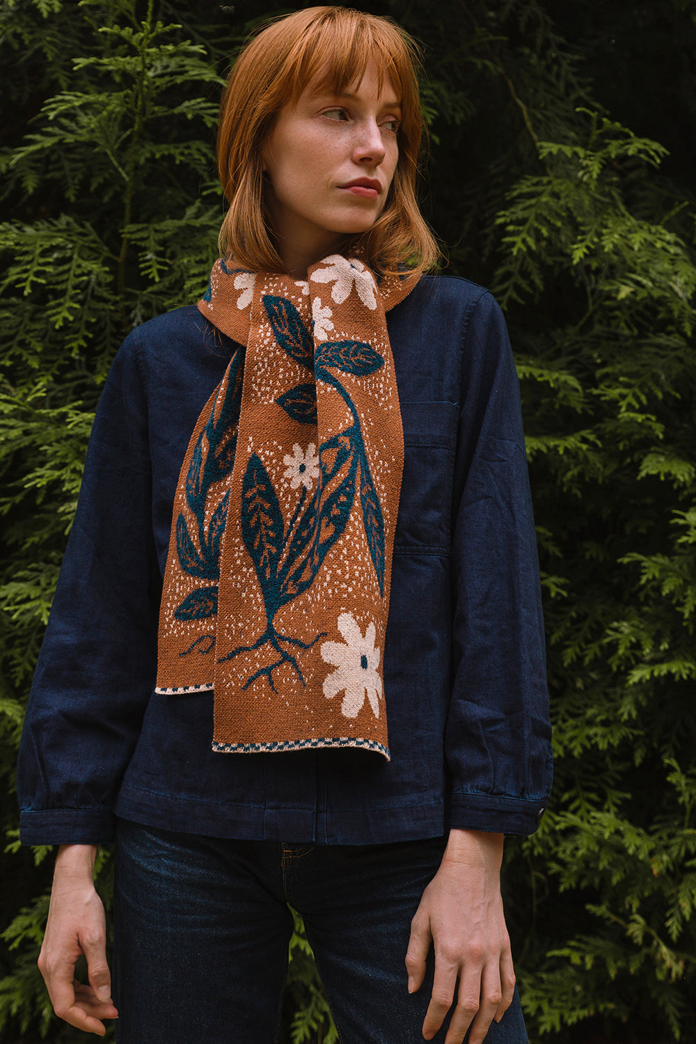 Painswick Scarf  - Tobacco