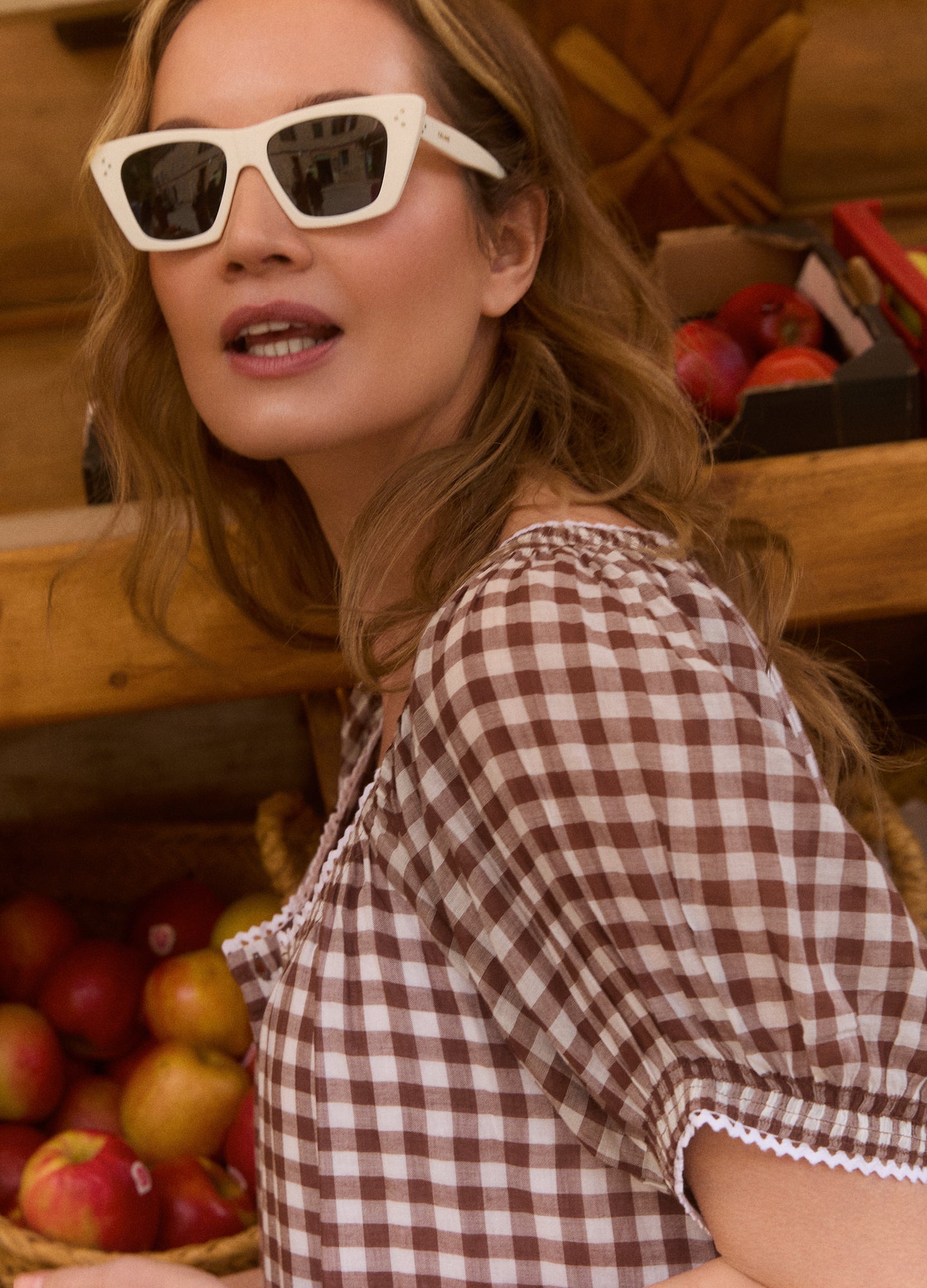 Elle - Chocolate Gingham