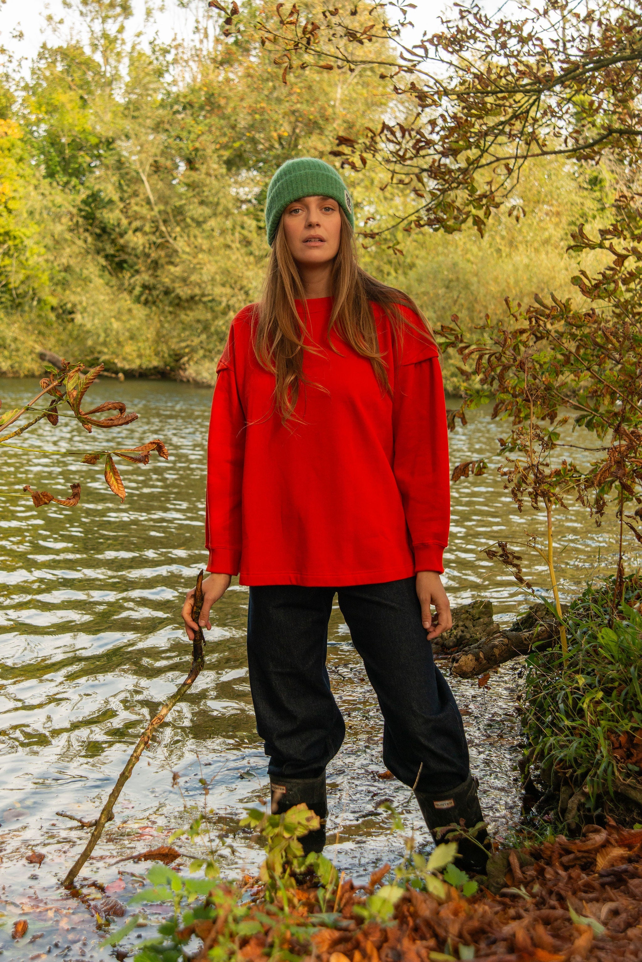 Mirror Spirit Longline Sweatshirt