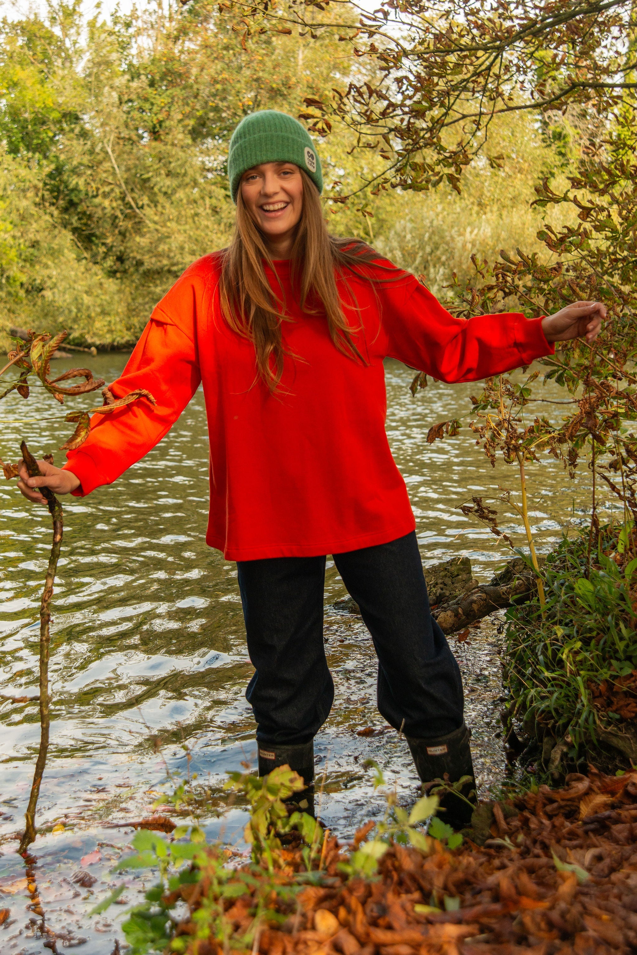 Mirror Spirit Longline Sweatshirt