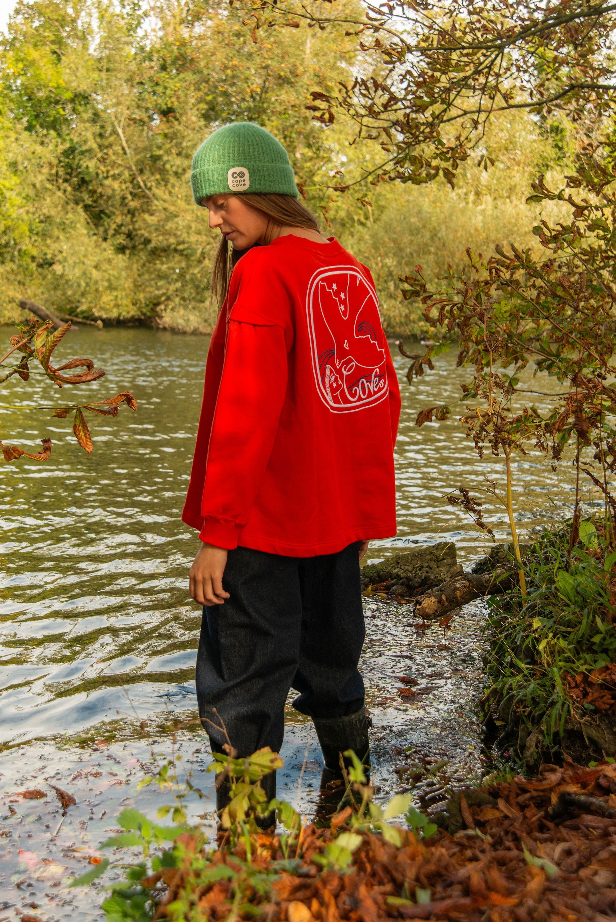 Mirror Spirit Longline Sweatshirt