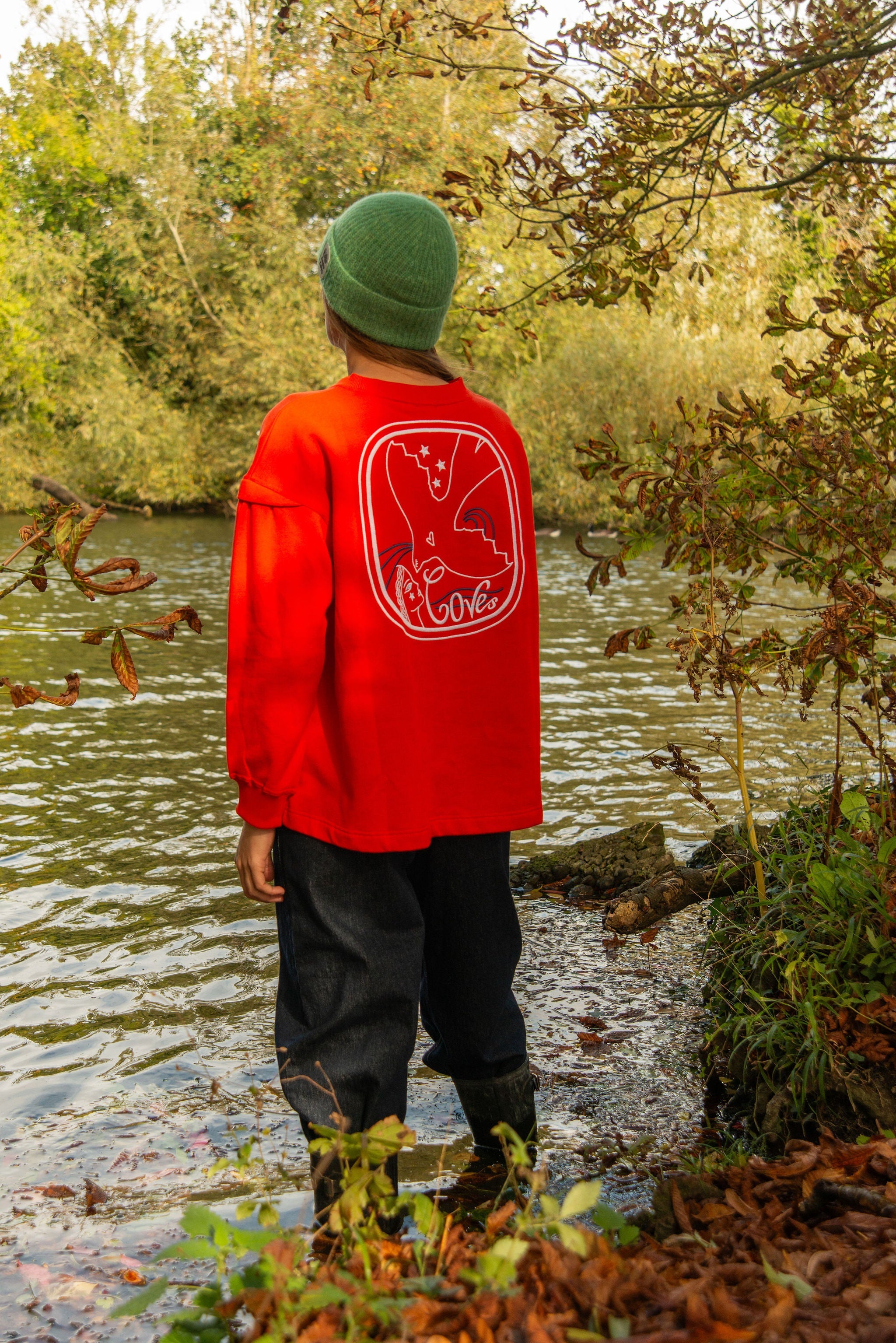 Mirror Spirit Longline Sweatshirt