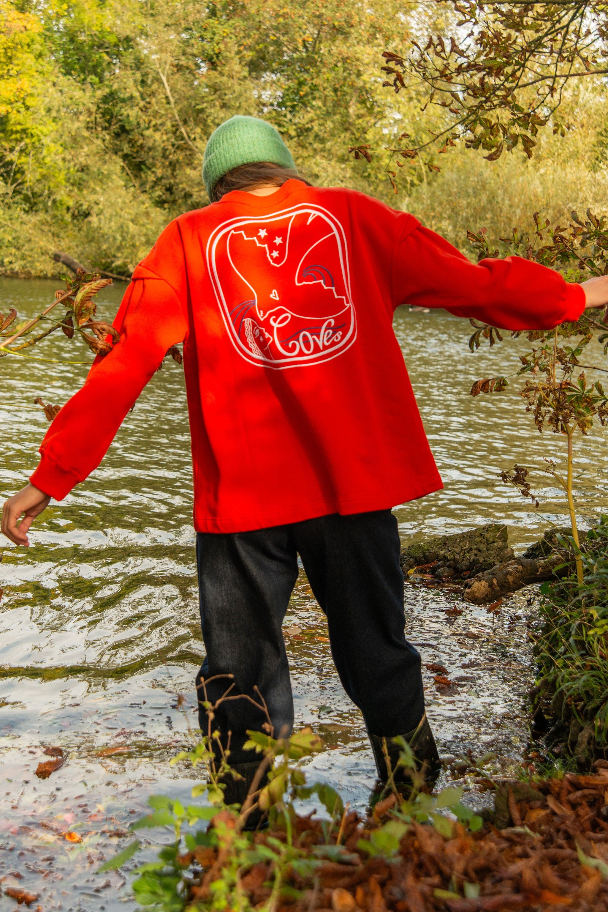 Mirror Spirit Longline Sweatshirt