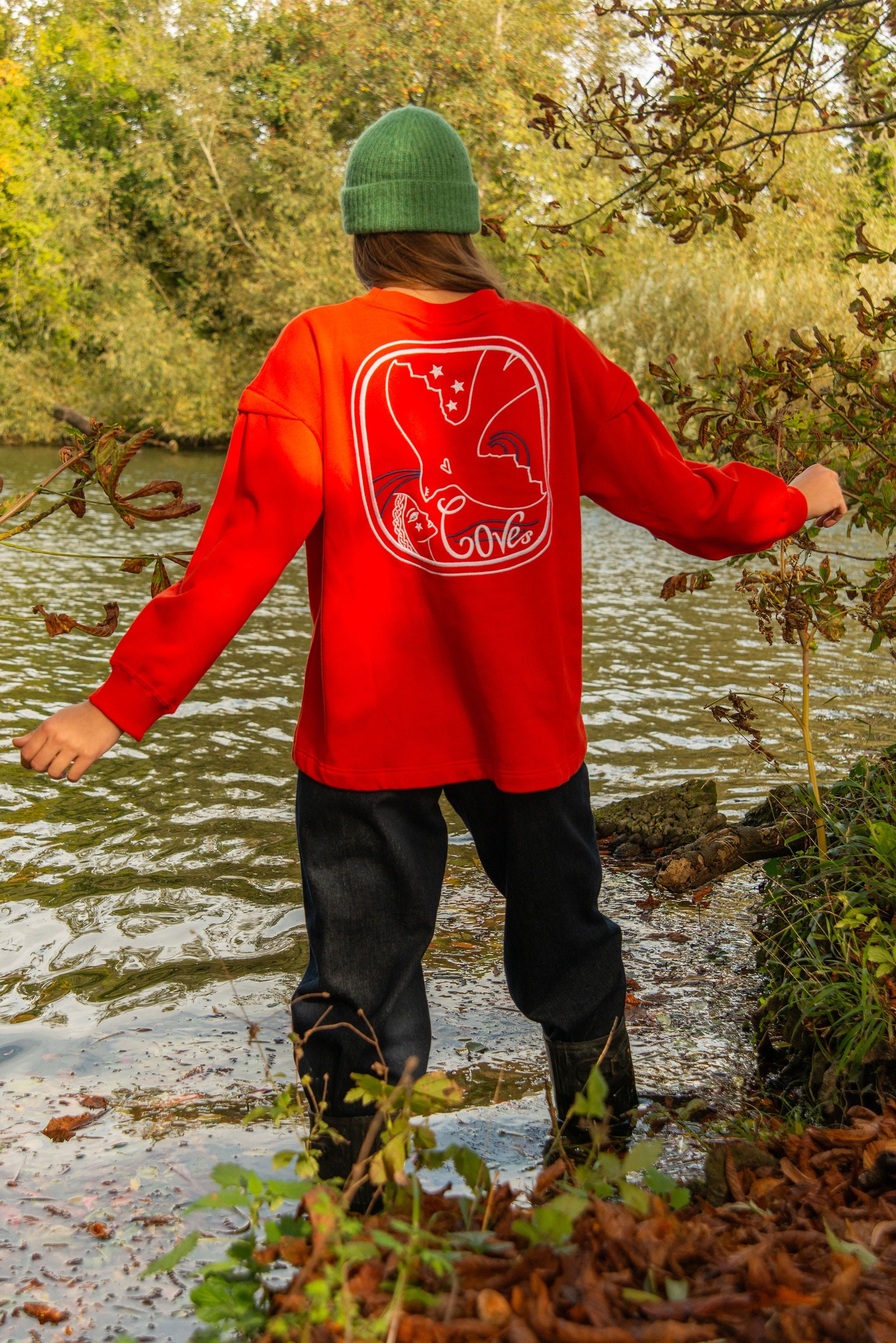 Mirror Spirit Longline Sweatshirt