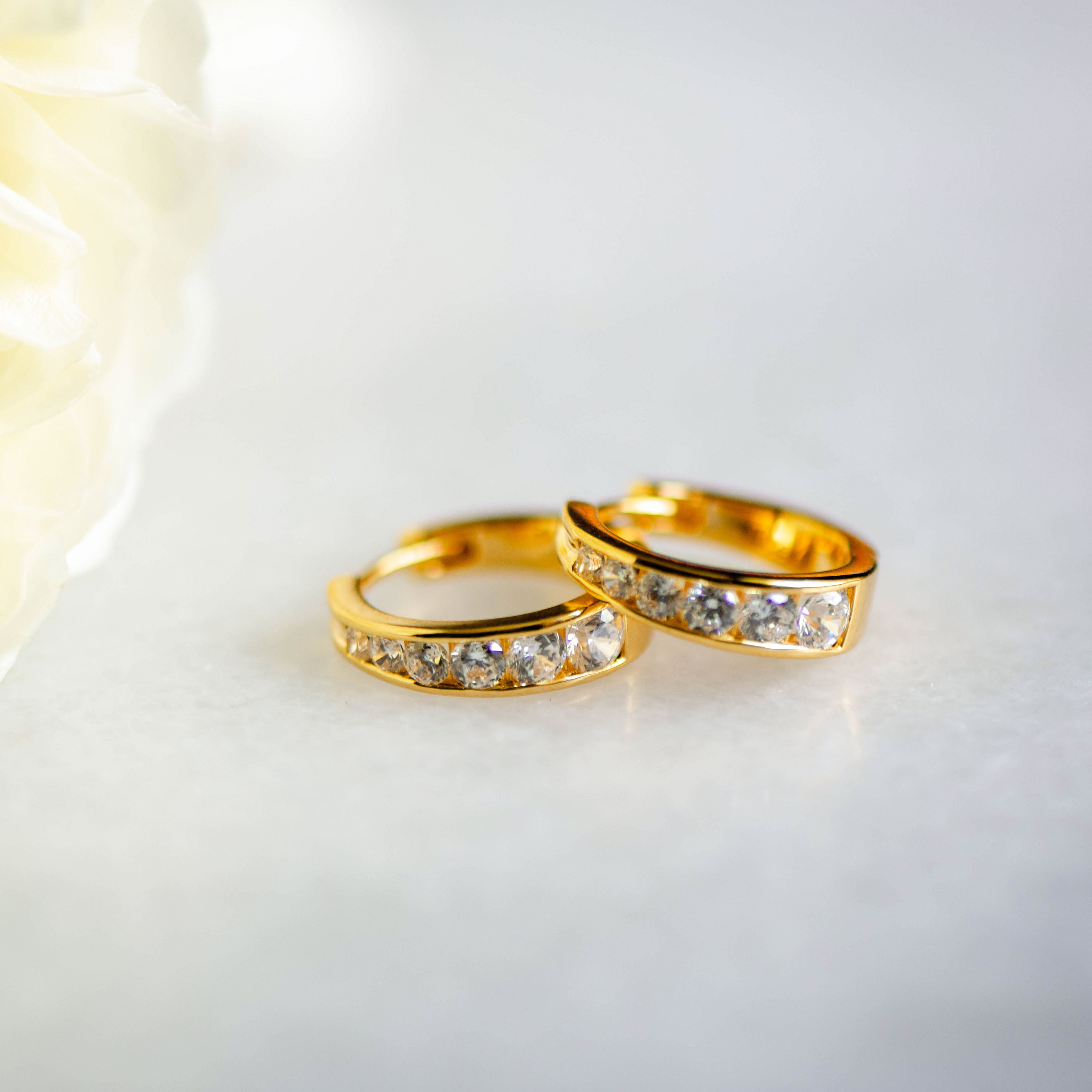 Brooklyn Hoops in Gold