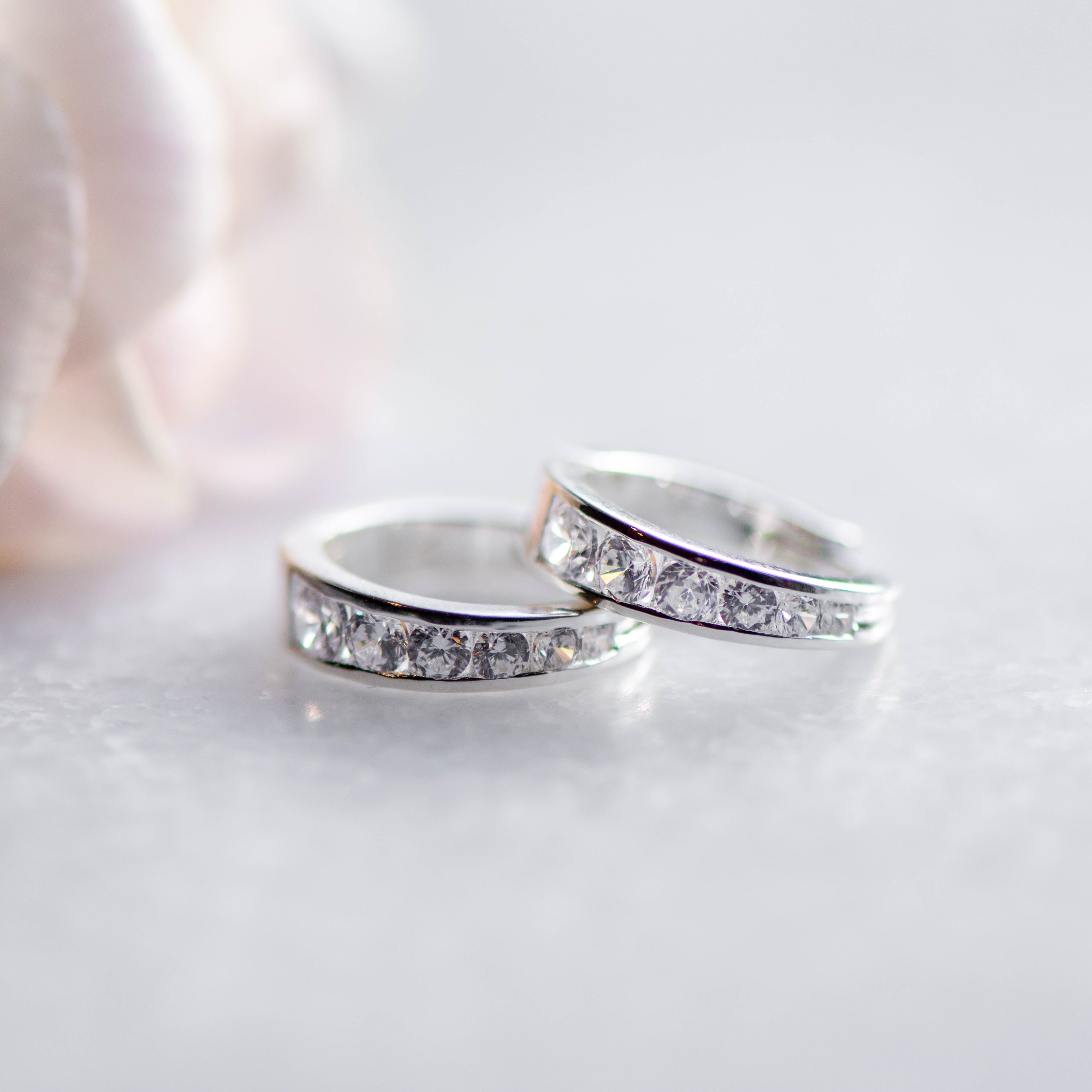 Brooklyn Hoops in Silver