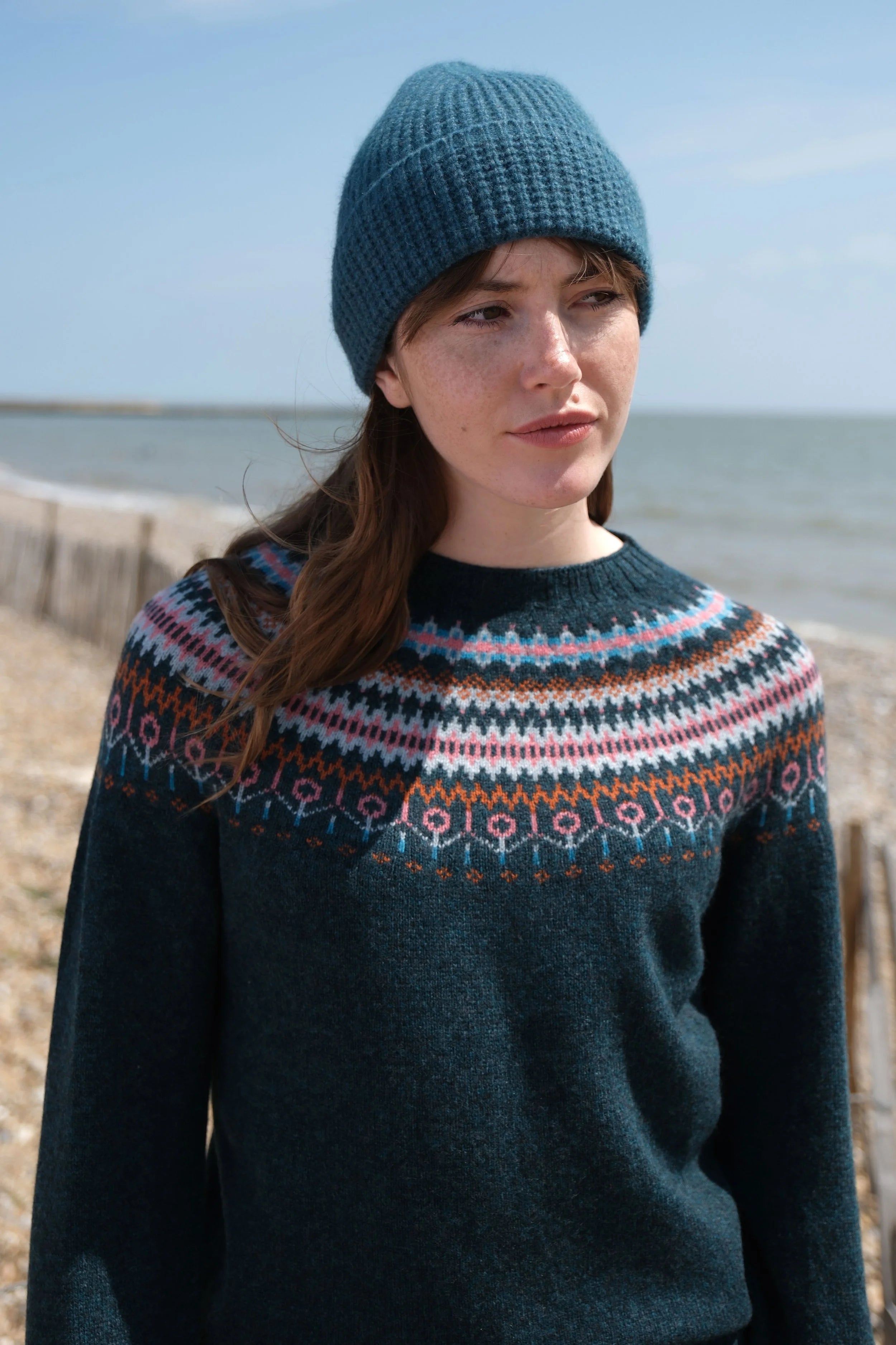 Fairisle Yoke Jumper in Lugano