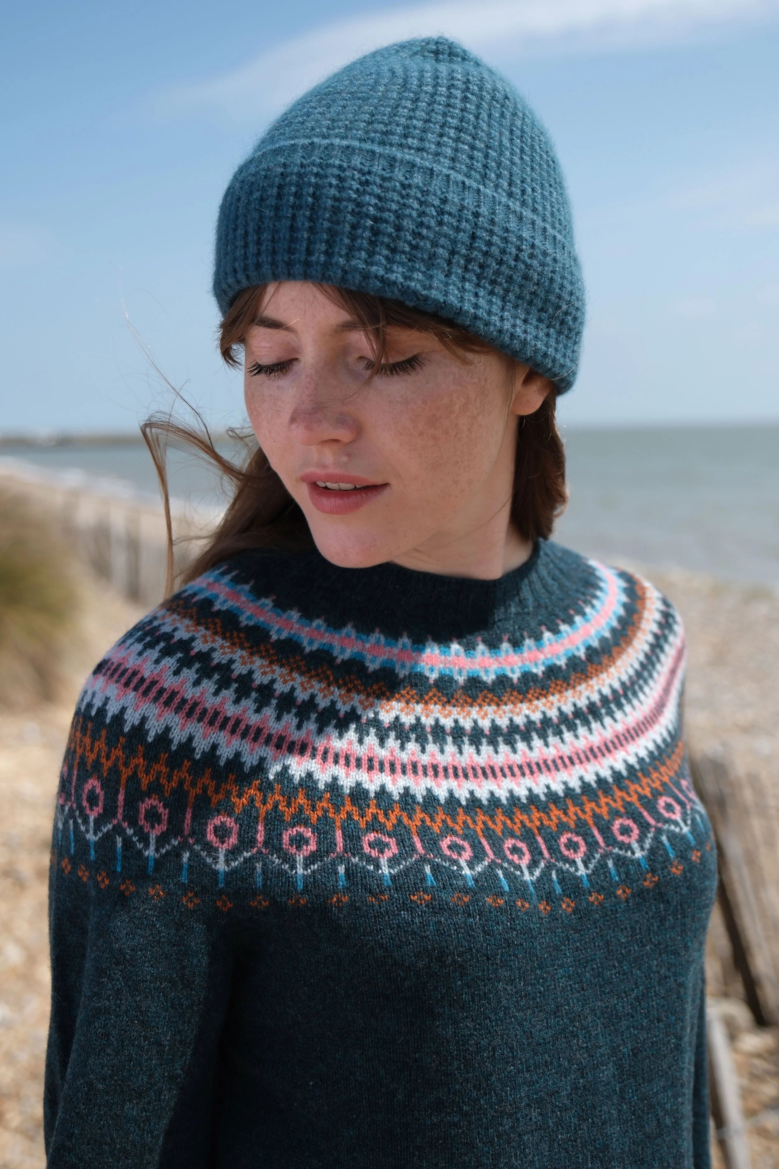 Fairisle Yoke Jumper in Lugano