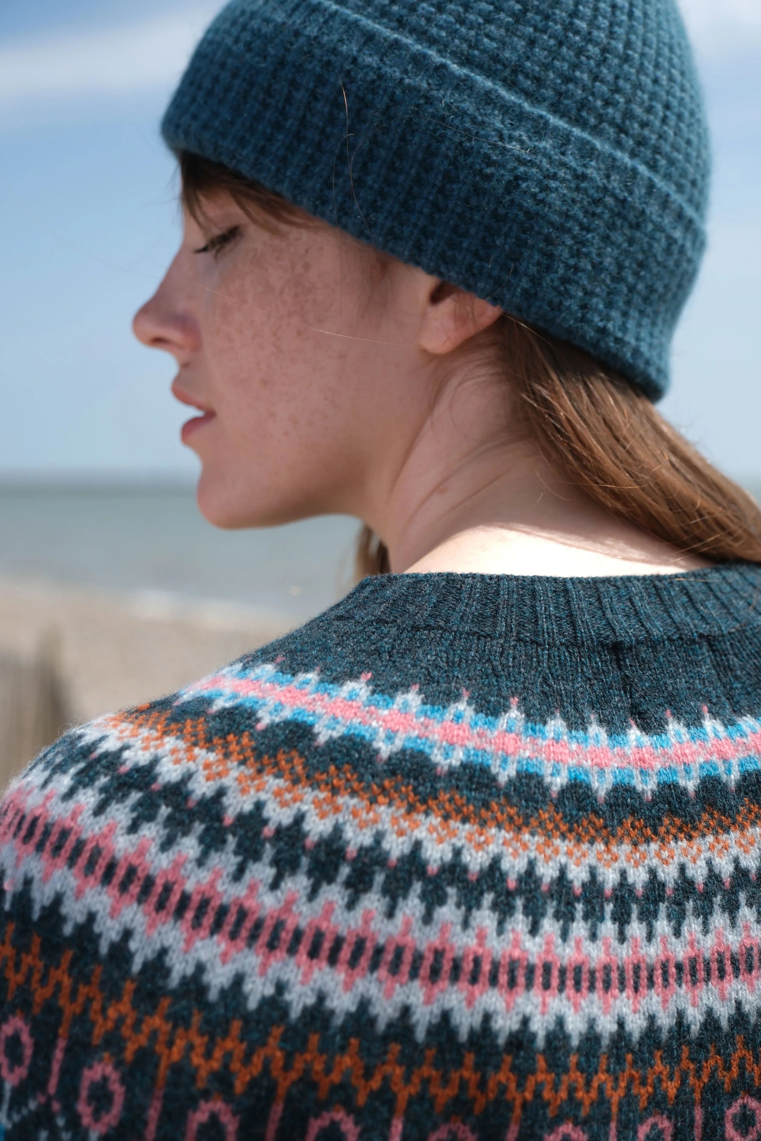 Fairisle Yoke Jumper in Lugano