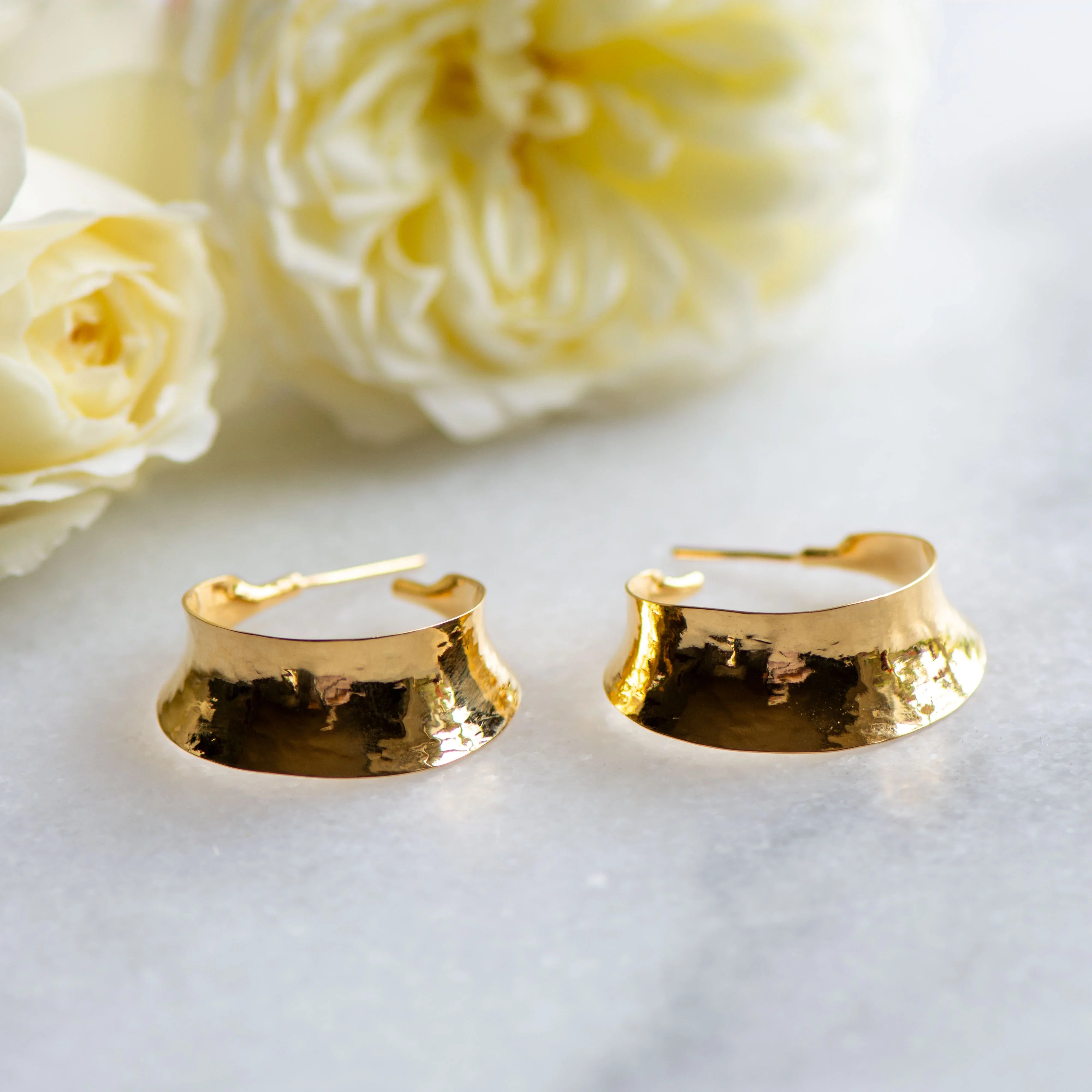 The Soho Hoops in Gold