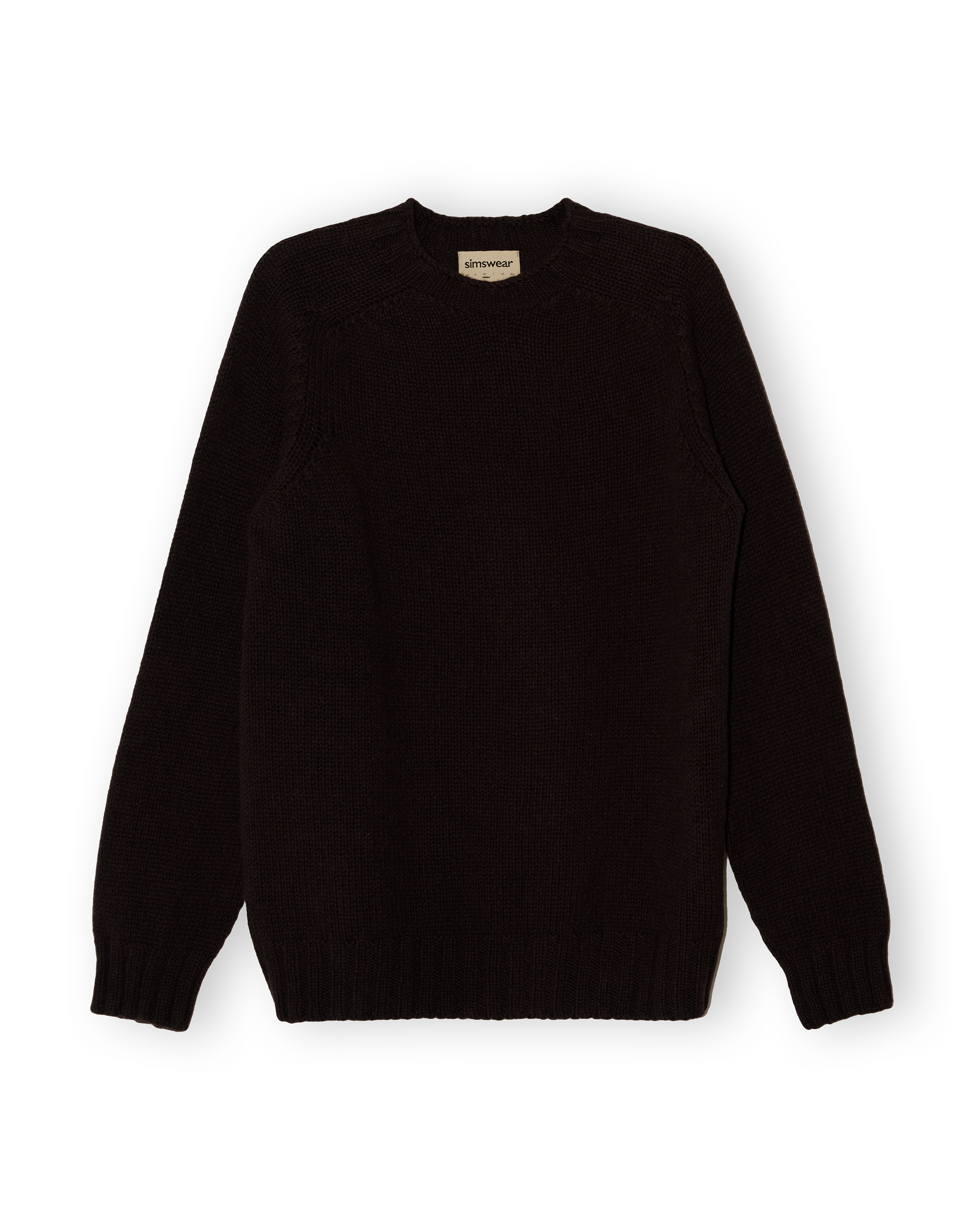 Chunky Merino Lambswool Jumper - Dark Brown (Knitted-to-Order)