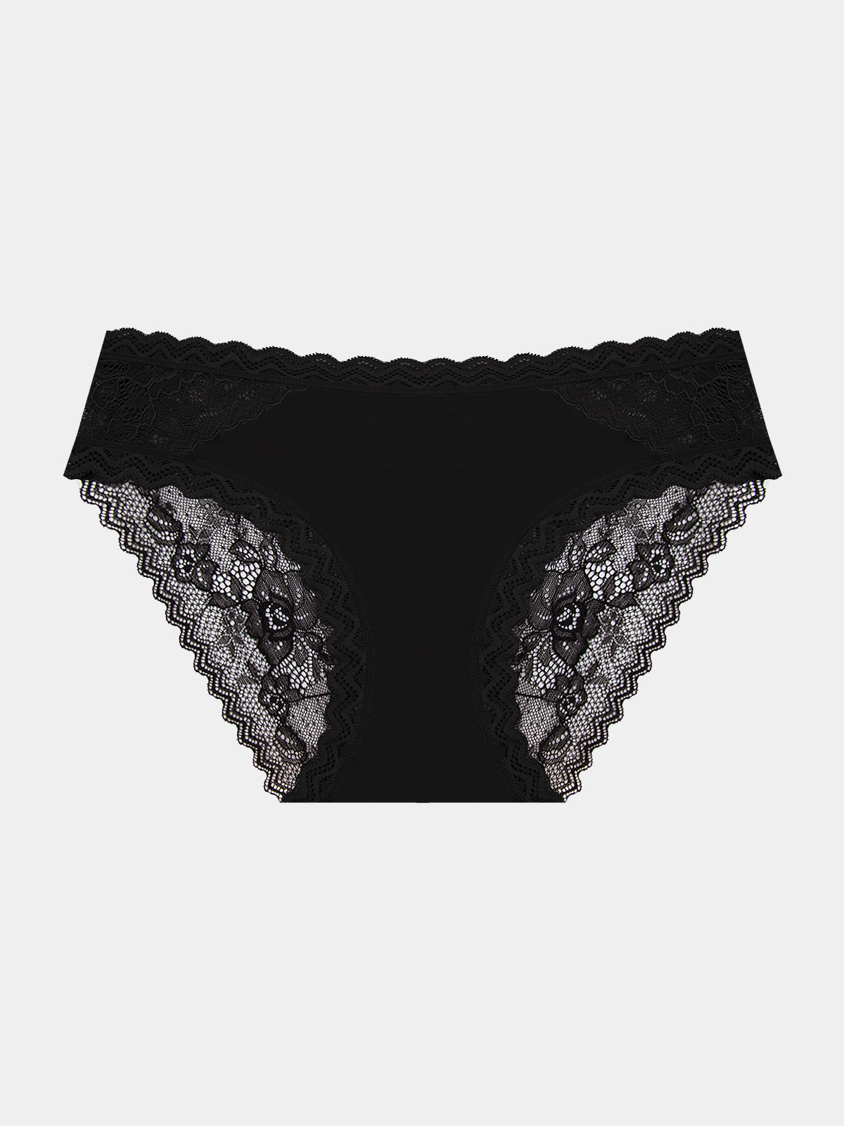 Eco Lace Original Knicker - Black