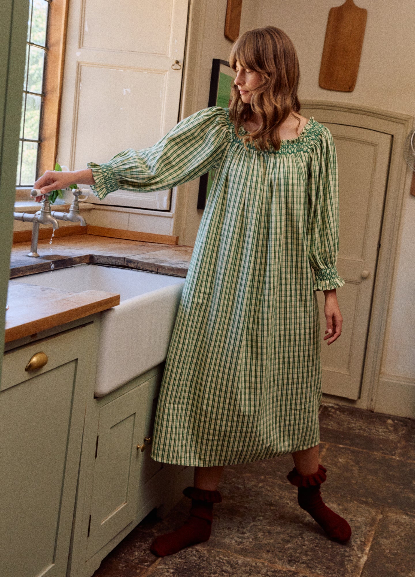 Clara - Fern Tartan