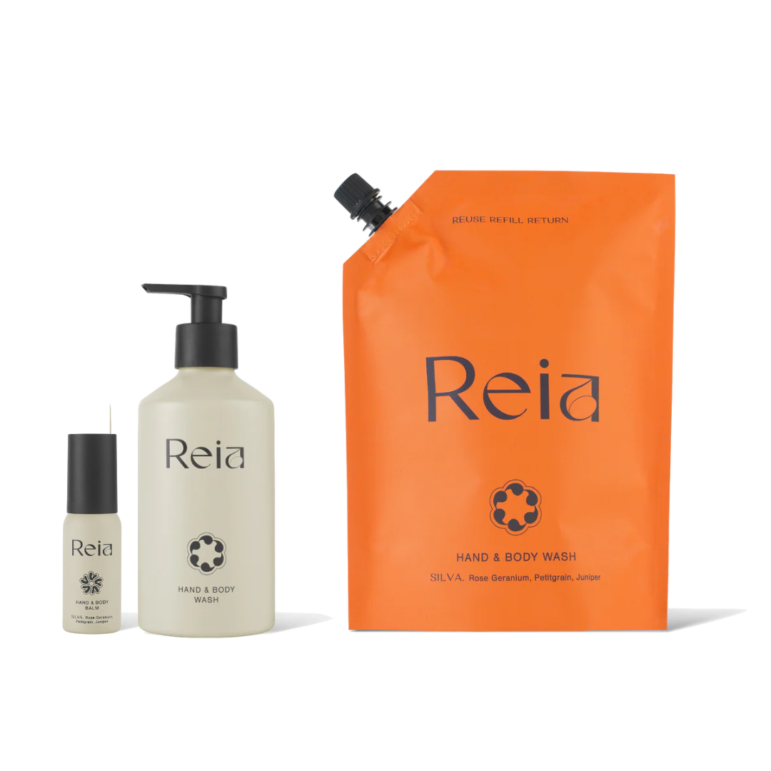 STONE GIFT SET: SILVA Hand & Body Care Set (50ml Balm & 350ml Wash)