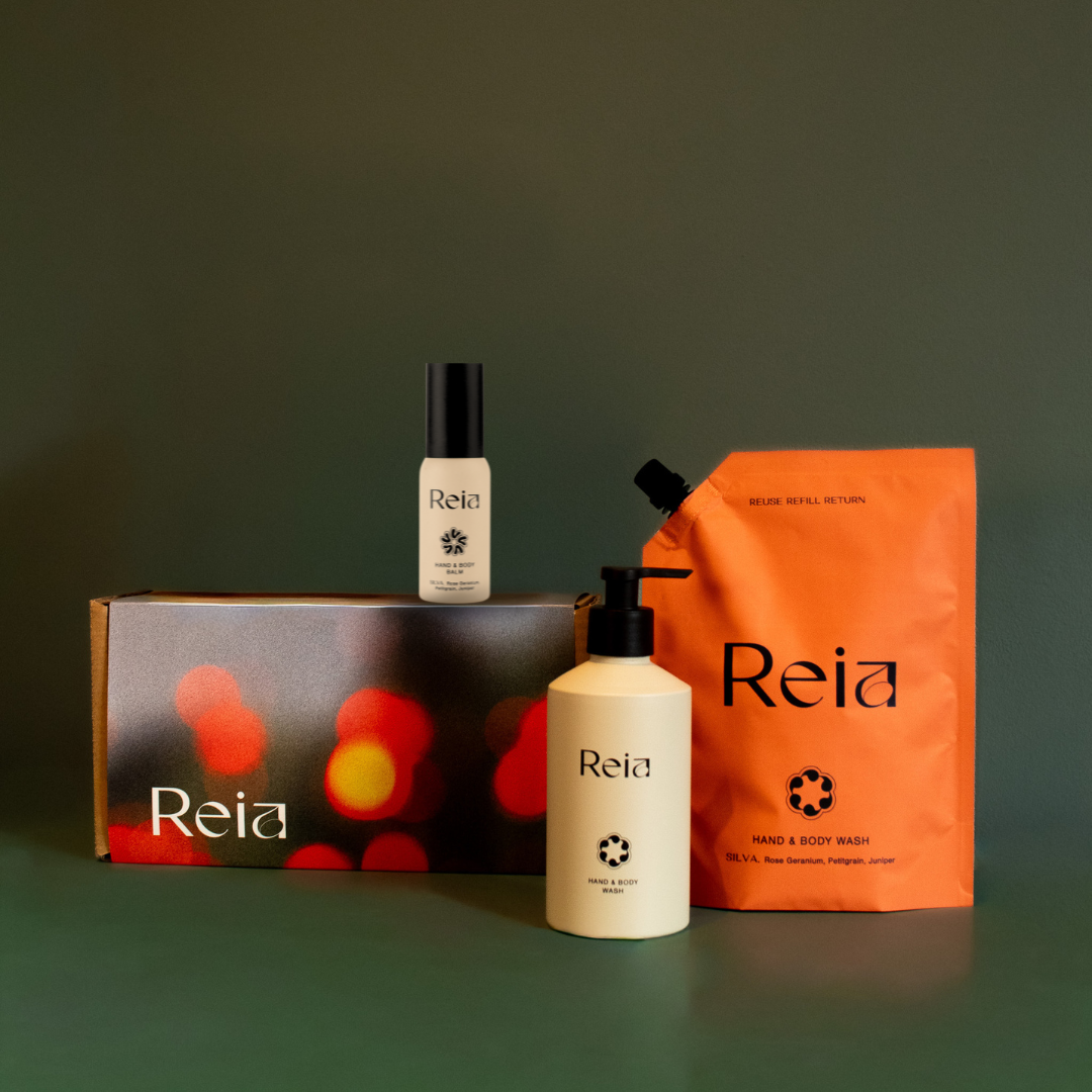 STONE GIFT SET: SILVA Hand & Body Care Set (50ml Balm & 350ml Wash)