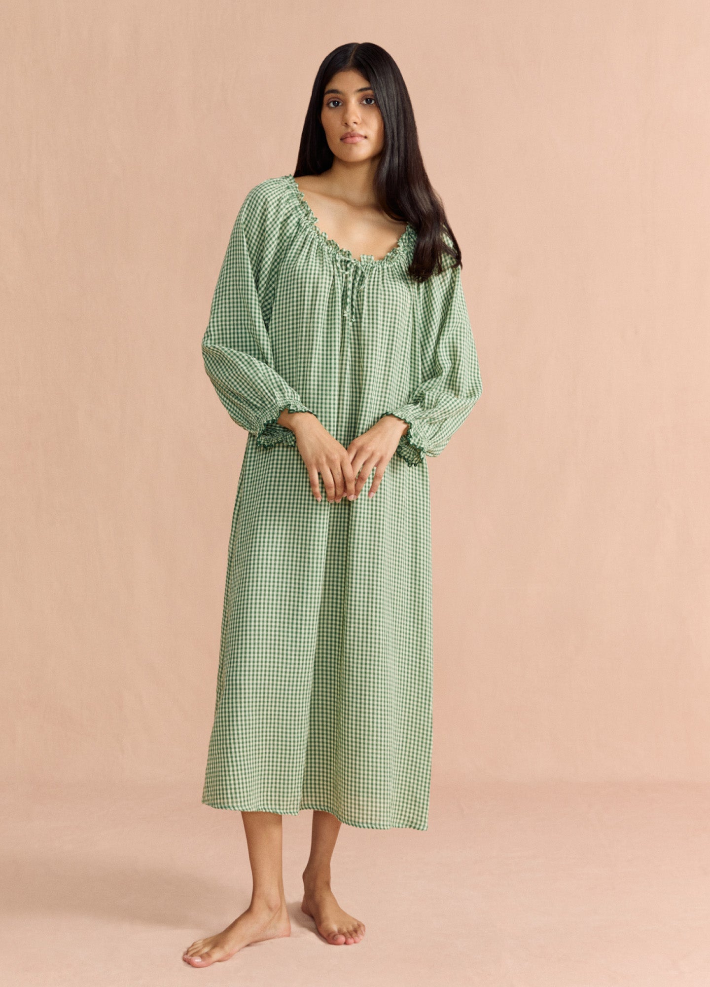 Etta - Fern Gingham