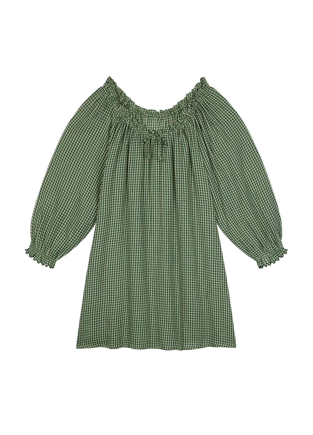 Etta Short - Fern Gingham