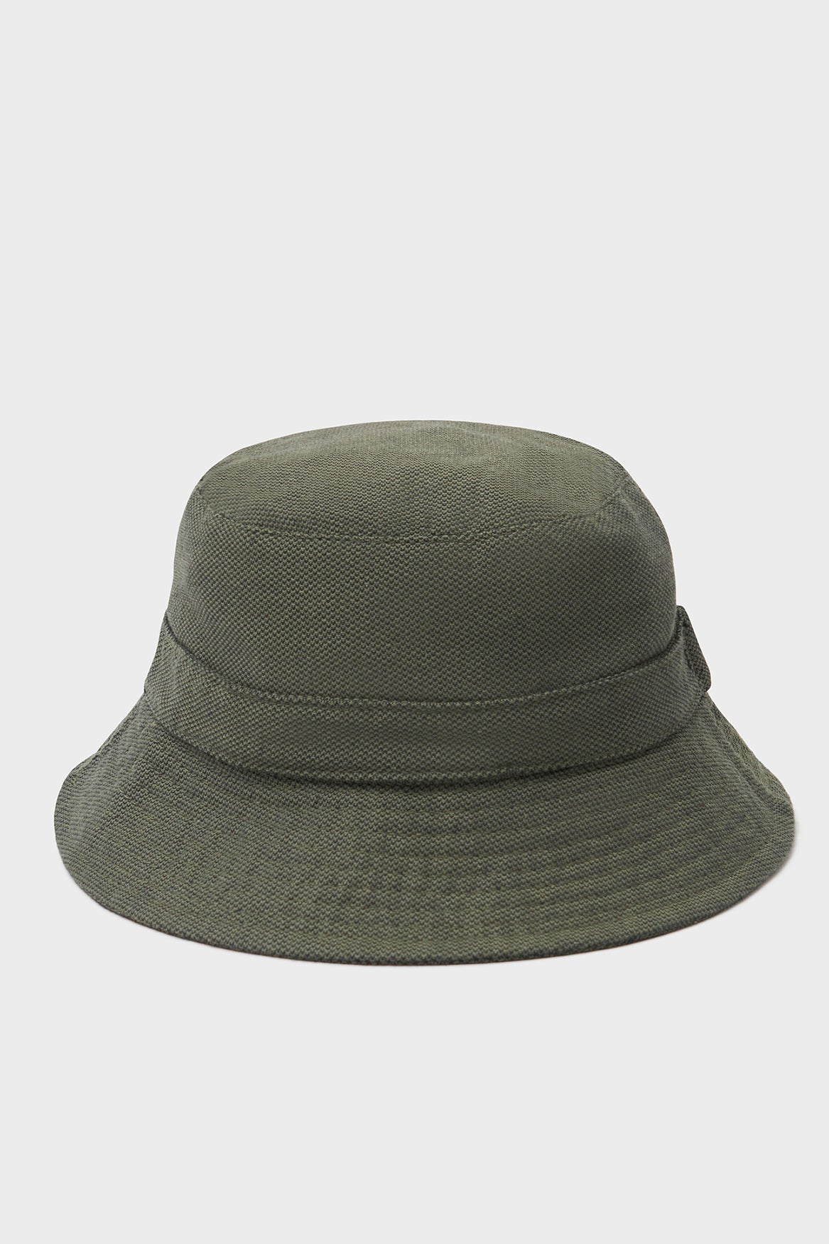 Recycled Italian Flannel Green Neem Bucket Hat