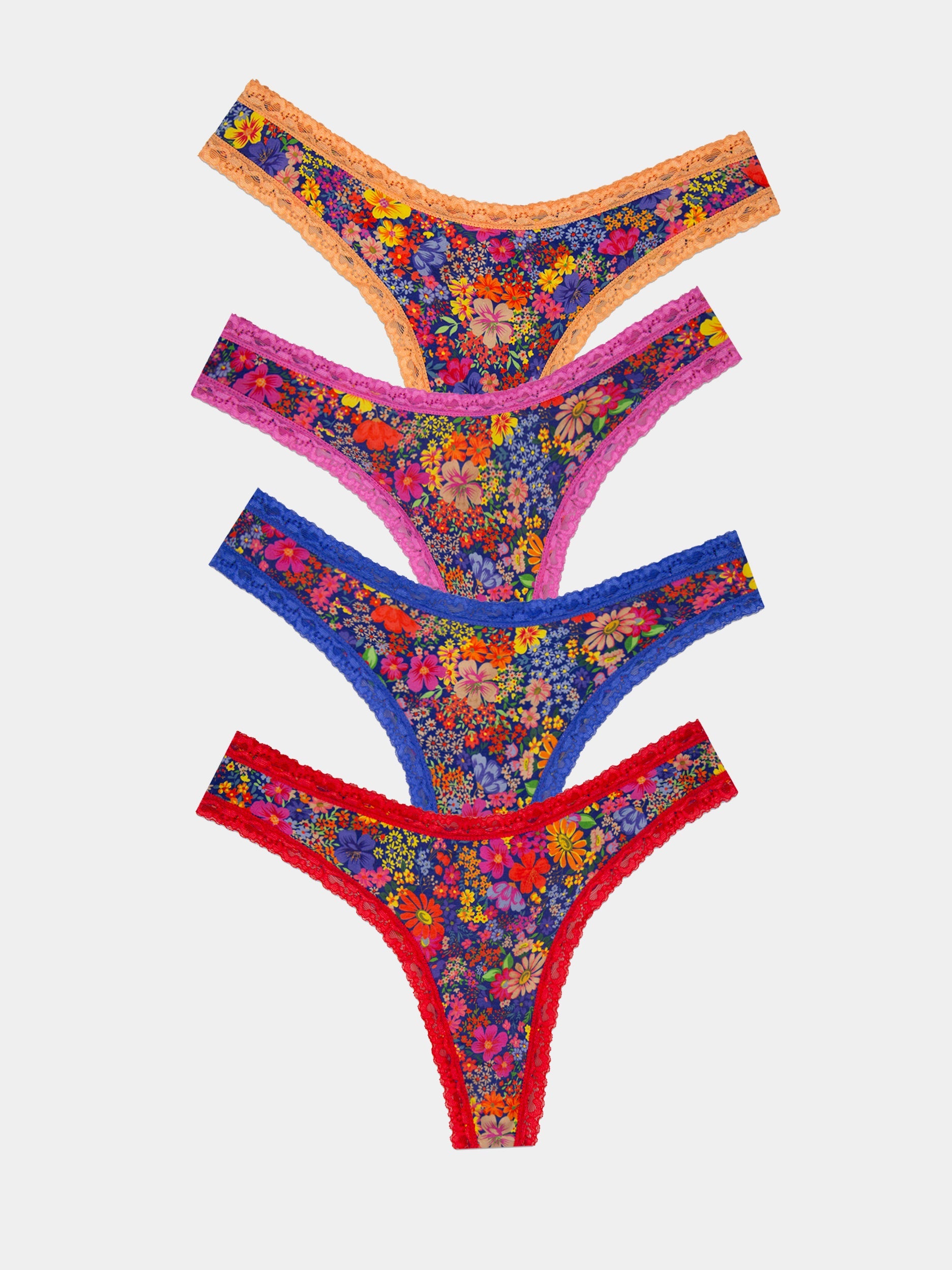 Thong Four Pack - Full Bloom