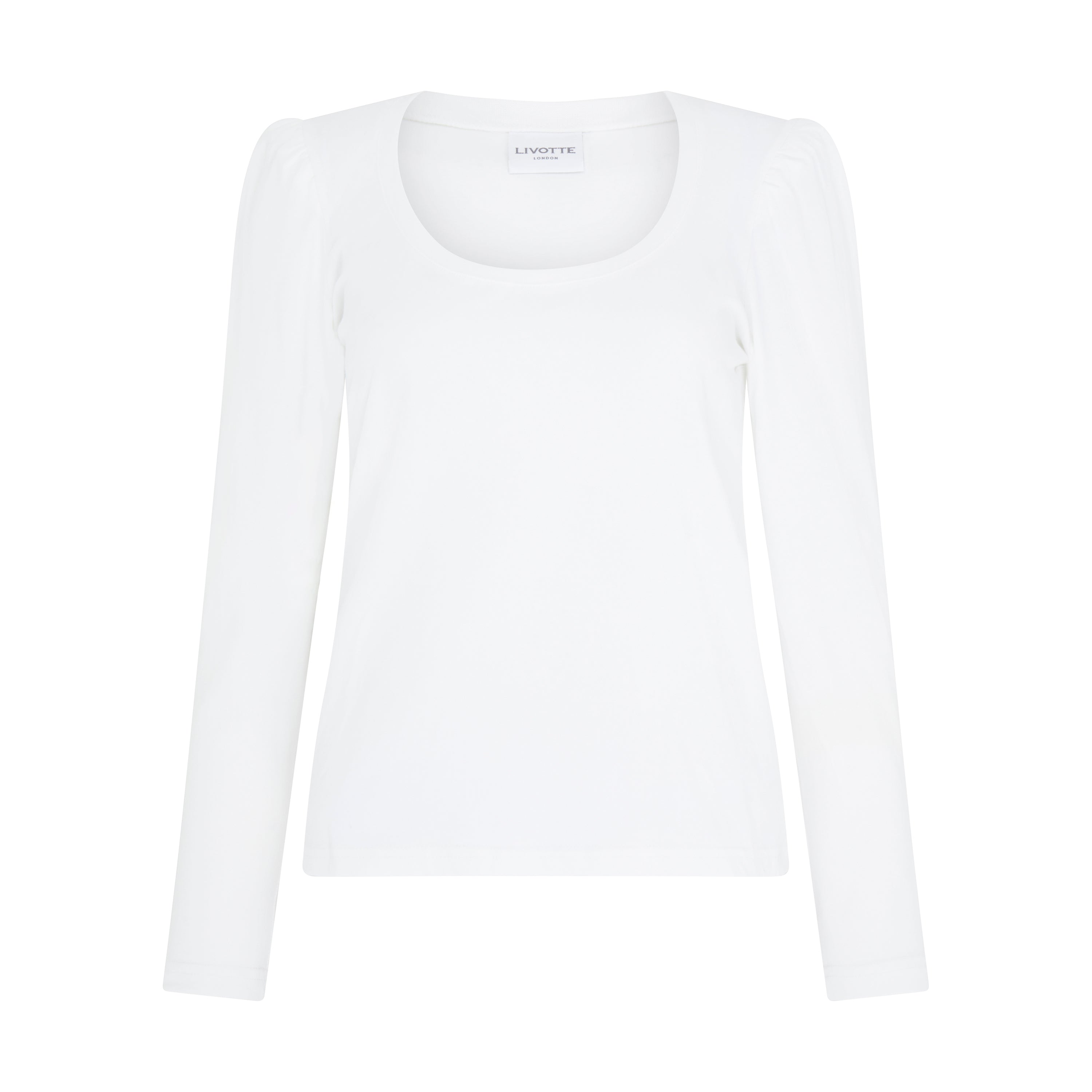 HANNAH-SCOOP NECK LONG SLEEVE T-SHIRT