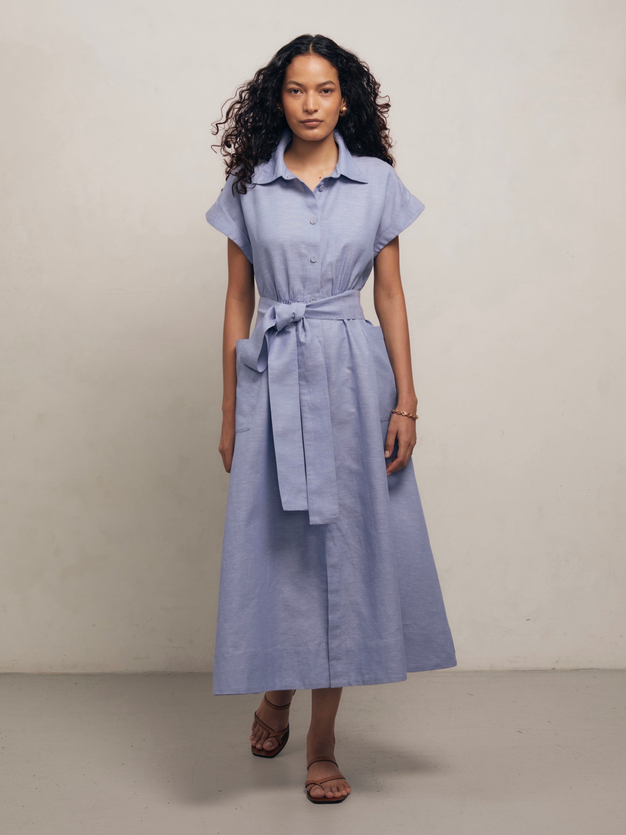 HERA - Blue Linen Chambray