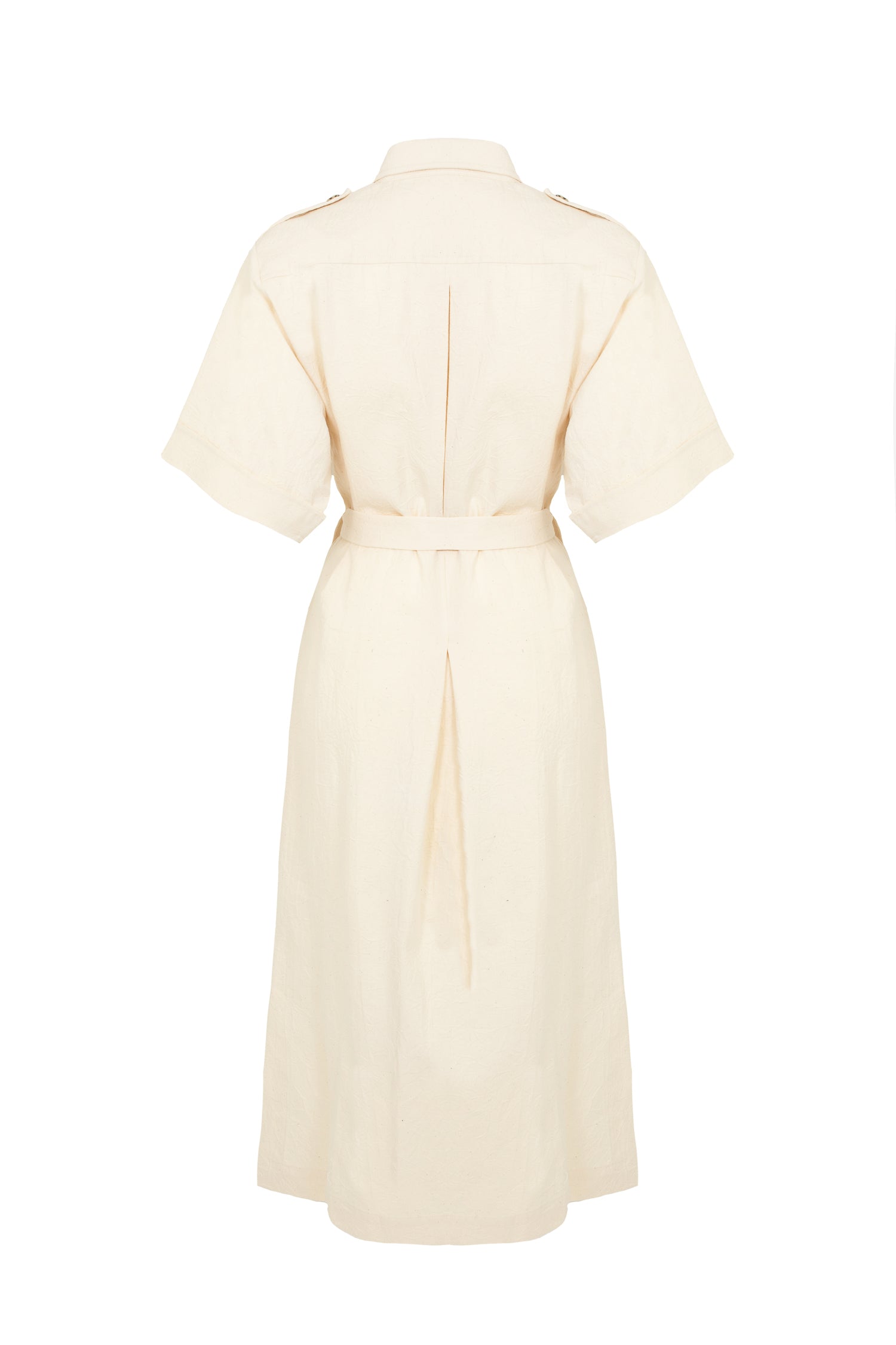 Kernal Shirtdress in Cream Canvas