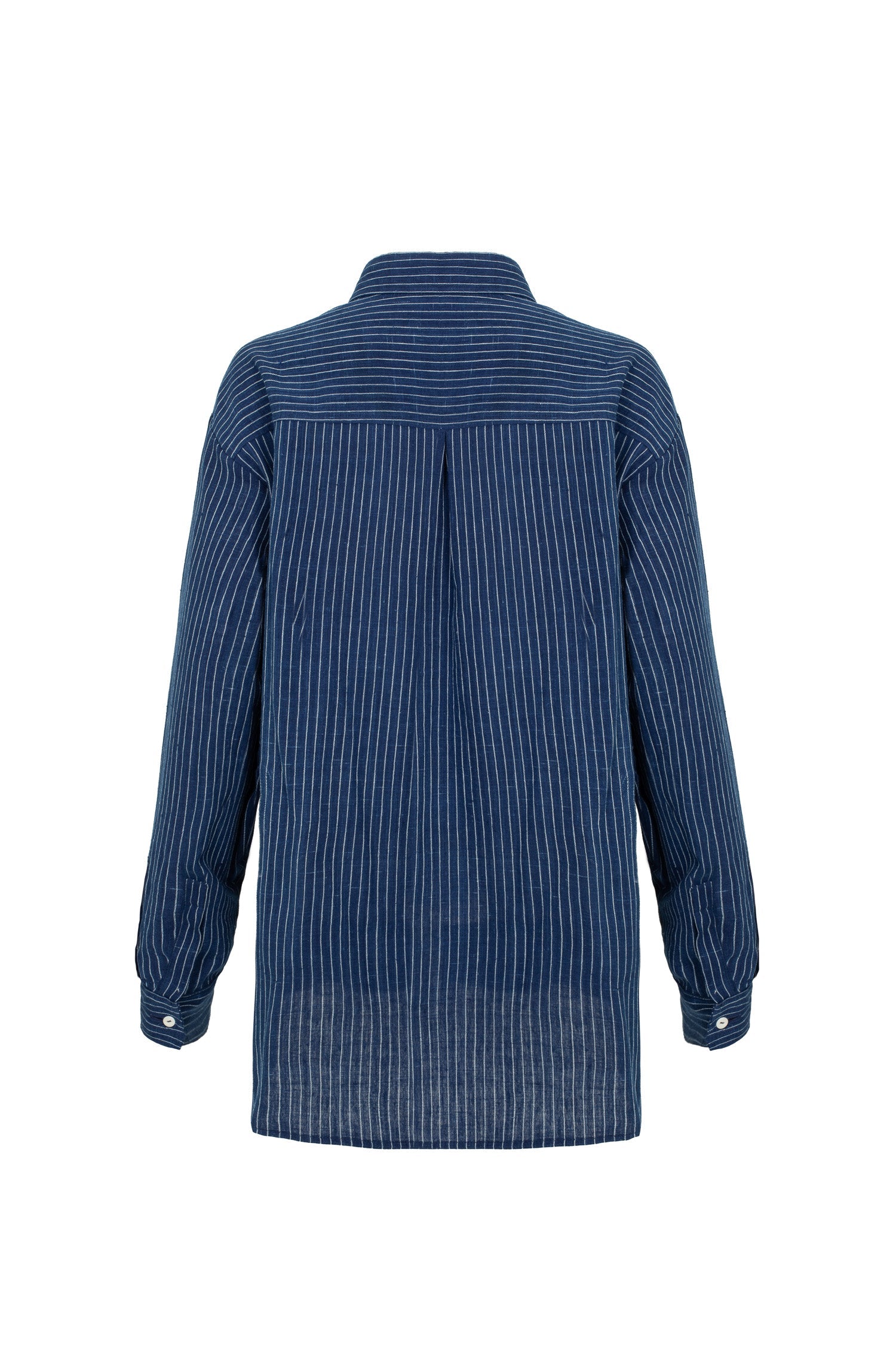 Medlar Shirt in Indigo Stripe