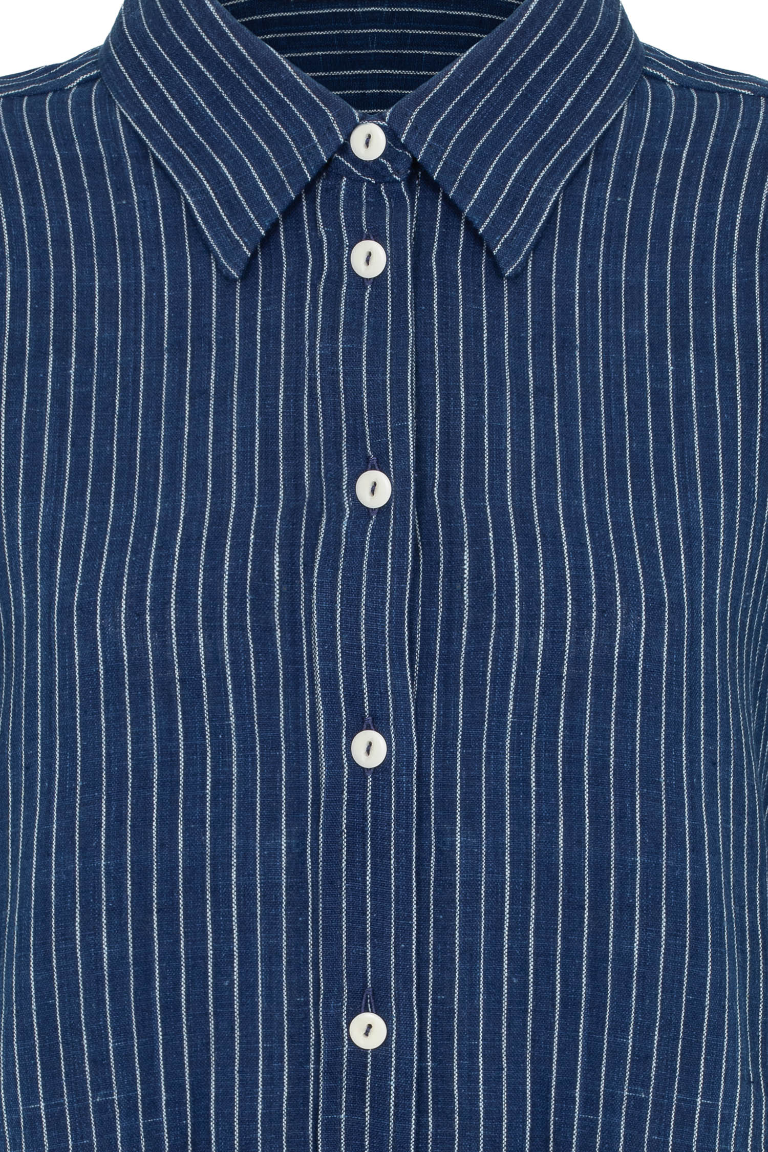 Medlar Shirt in Indigo Stripe